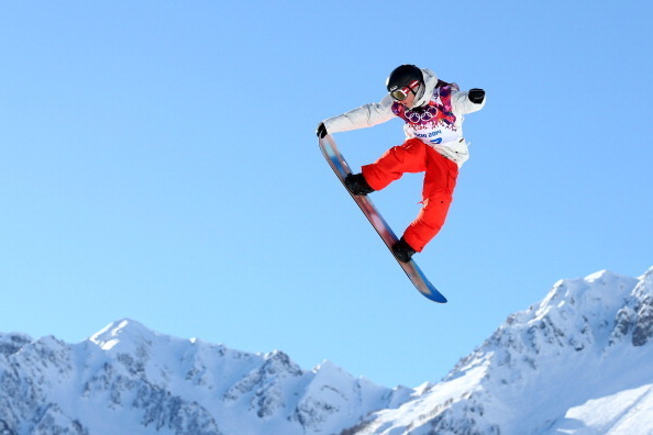 SOCHI, RUSSIA - FEBRUARY 06:  Lucien Koch of Switzerland competes in the Men's Slopestyle Qualification during the Sochi 2014 Winter Olympics at Rosa Khutor Extreme Park on February 6, 2014 in Sochi, Russia.  (Photo by Cameron Spencer/Getty Images)