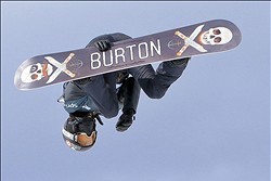 Dec 19, 2013; Copper Mountain, CO, USA; Shaun White of the United States flies through the air during the FIS World Cup-men's slopestyle qualifying run at Copper Mountain. Mandatory Credit: Nathan Bilow-USA TODAY Sports