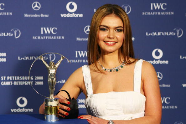 ST. PETERSBURG, RUSSIA - FEBRUARY 18:  Alina Kabayeva arrives at the Laureus World Sports Awards at the Mariinsky Concert Hall on February 18, 2008 in St.Petersburg, Russia.  (Photo by Ian Walton/Getty Images for Laureus)