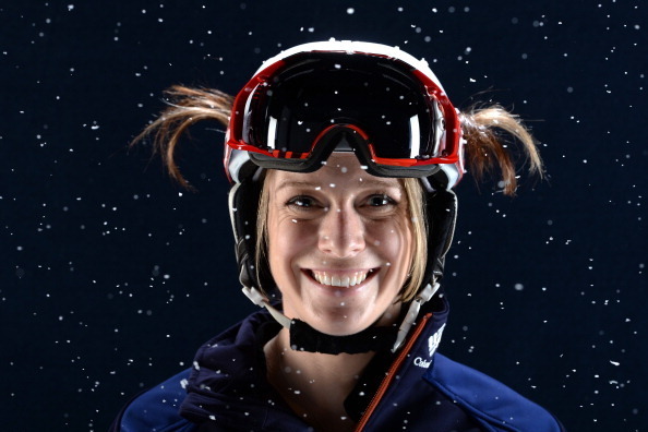 WEST HOLLYWOOD, CA - APRIL 25:  Freestyle skier Hannah Kearney poses for a portrait during the USOC Portrait Shoot on April 25, 2013 in West Hollywood, California.  (Photo by Harry How/Getty Images)