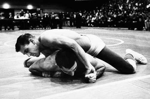 Danny Hodge as an amateur in 1957 vs Tom Sheehan