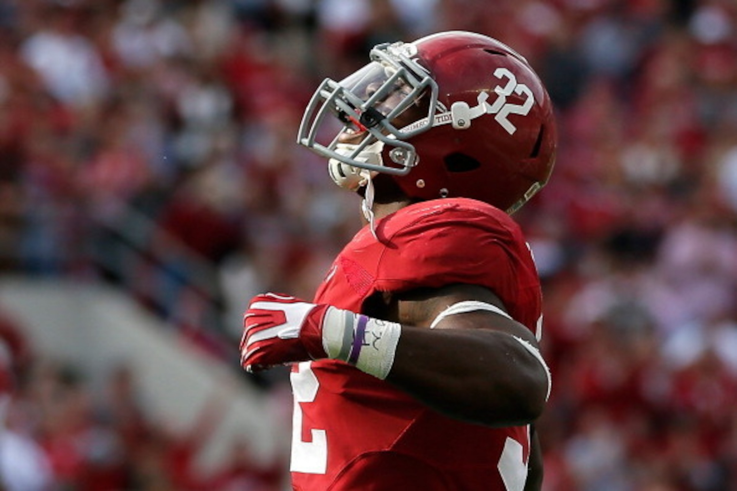 TUSCALOOSA, AL - OCTOBER 26: C.J. Mosley #32 of the Alabama Crimson Tide against the Tennessee Volunteers at Bryant-Denny Stadium on October 26, 2013 in Tuscaloosa, Alabama. (Photo by Kevin C. Cox/Getty Images) TUSCALOOSA, AL - OCTOBER 26: C.J. Mosley #32 of the Alabama Crimson Tide against the Tennessee Volunteers at Bryant-Denny Stadium on October 26, 2013 in Tuscaloosa, Alabama. (Photo by Kevin C. Cox/Getty Images)