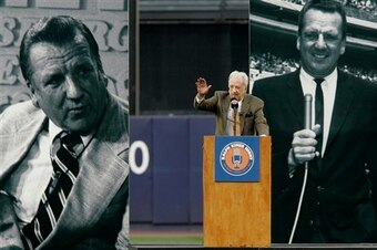 The Mets recently honored Kiner for his service to the team.