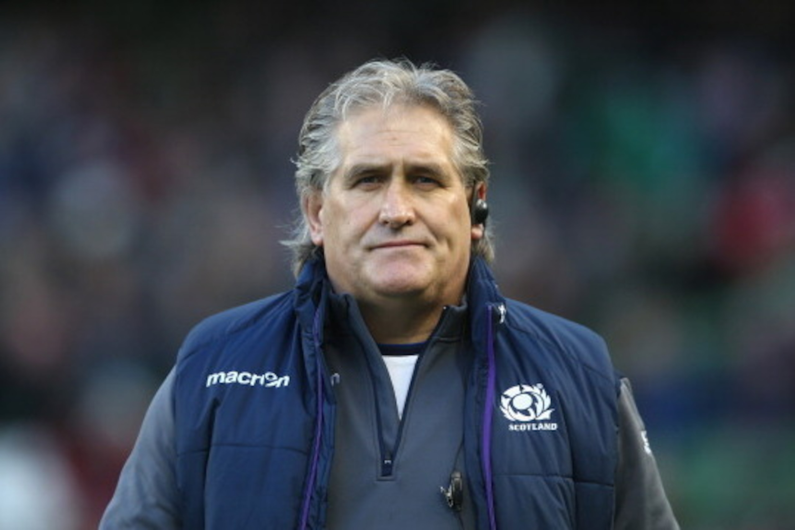 DUBLIN, IRELAND - FEBRUARY 02:  Scott Johnson, the Scotland head coach looks on during the RBS Six Nations match between Ireland and Scotland at the Aviva Stadium on February 2, 2014 in Dublin, Ireland.  (Photo by David Rogers/Getty Images)