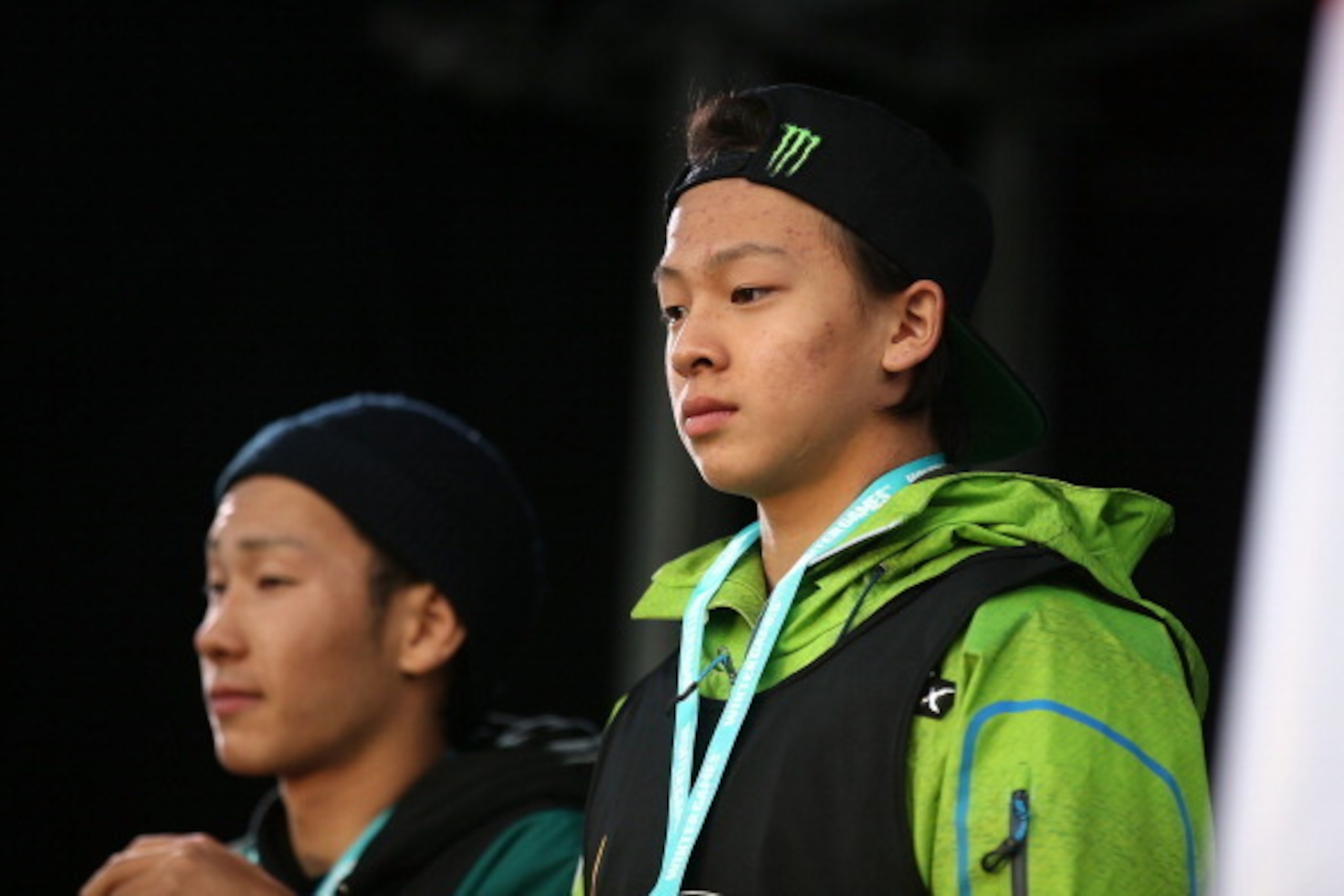 WANAKA, NEW ZEALAND - AUGUST 24: Ayumu Hirano of Japan poses on the podium after winning the Mens FIS Snowboard Halfpipe World Cup Finals on day 10 of the Winter Games NZ on August 24, 2013 in Wanaka, New Zealand. (Photo by Hannah Johnston/Getty Images) WANAKA, NEW ZEALAND - AUGUST 24: Ayumu Hirano of Japan poses on the podium after winning the Mens FIS Snowboard Halfpipe World Cup Finals on day 10 of the Winter Games NZ on August 24, 2013 in Wanaka, New Zealand. (Photo by Hannah Johnston/Getty Images)