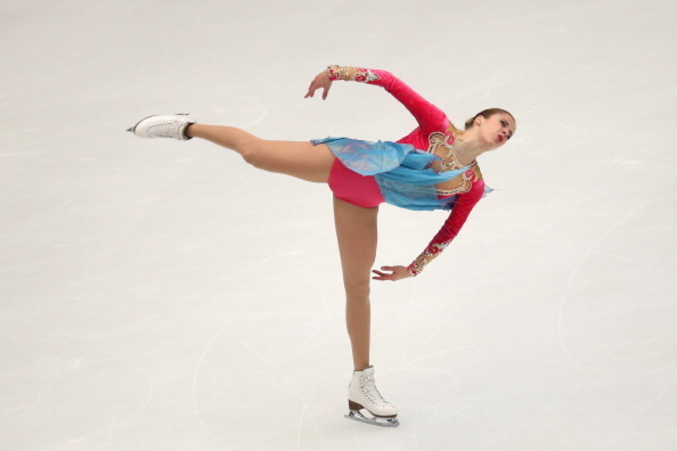 BEIJING, CHINA - NOVEMBER 02:  Carolina Kostner of Italy skates in the Ladies Free Skating during Lexus Cup of China ISU Grand Prix of Figure Skating 2013 at Beijing Capital Gymnasium on November 2, 2013 in Beijing, China.  (Photo by Feng Li/Getty Images)