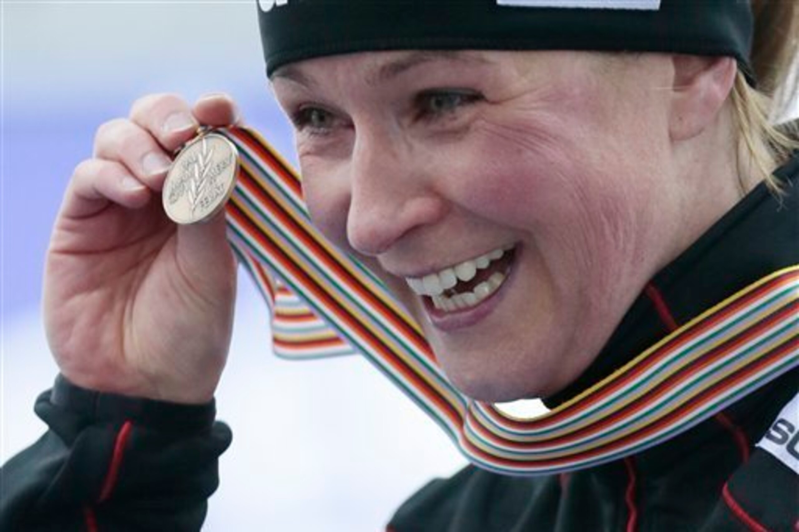 Pechstein's five Olympic victories earned her the nickname of "Goldstein"