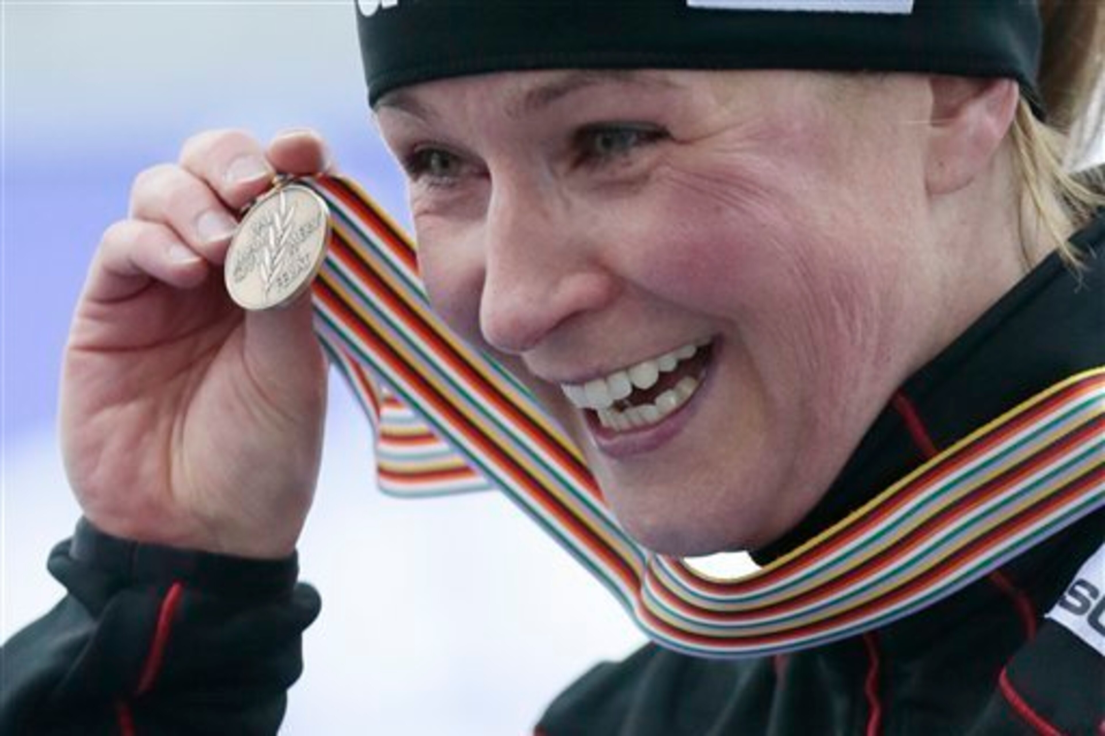 Pechstein's five Olympic victories earned her the nickname of "Goldstein"