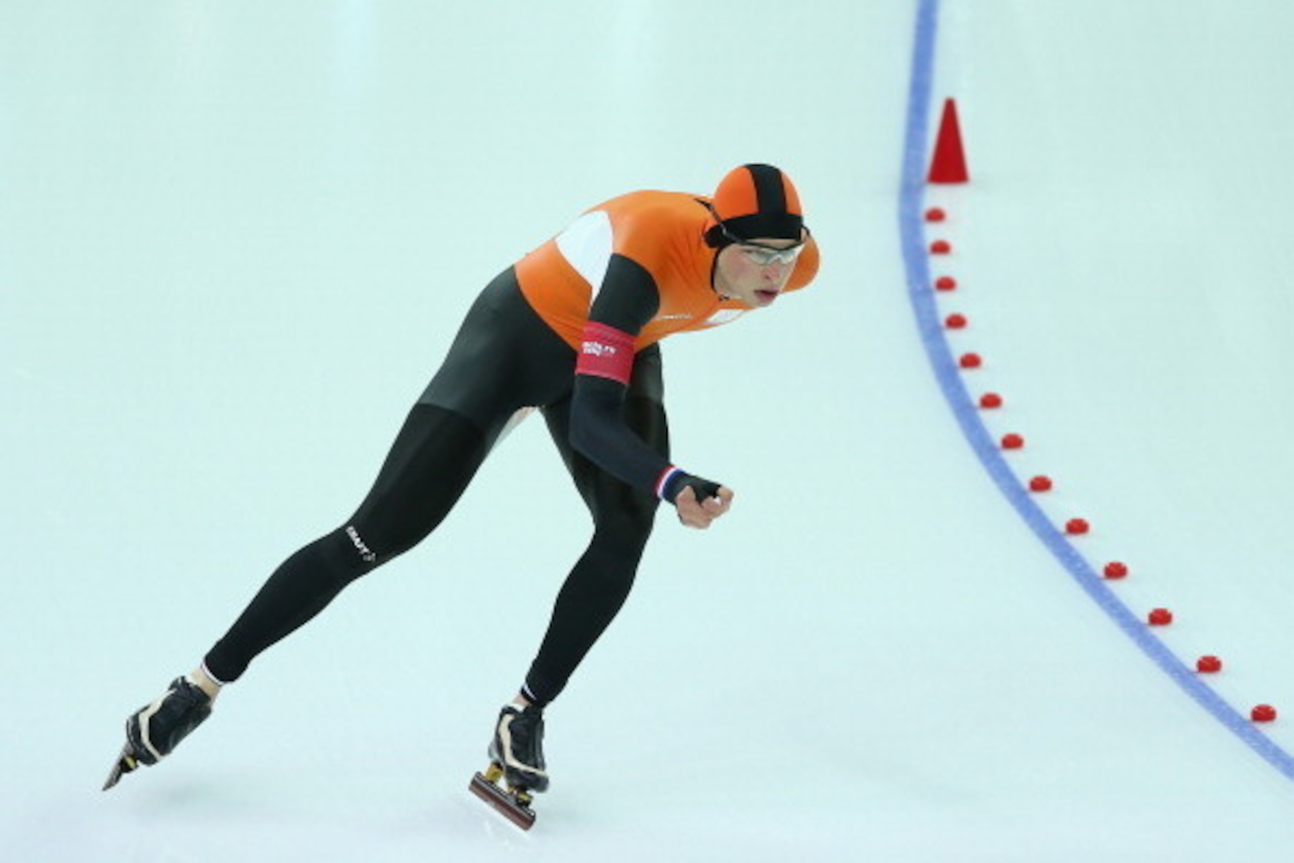 SOCHI, RUSSIA - FEBRUARY 08: Sven Kramer of the Netherlands competes during the Men's 5000m Speed Skating event during day 1 of the Sochi 2014 Winter Olympics at Adler Arena Skating Center on February 8, 2014 in Sochi, Russia. (Photo by Robert Cianflone/ SOCHI, RUSSIA - FEBRUARY 08: Sven Kramer of the Netherlands competes during the Men's 5000m Speed Skating event during day 1 of the Sochi 2014 Winter Olympics at Adler Arena Skating Center on February 8, 2014 in Sochi, Russia. (Photo by Robert Cianflone/
