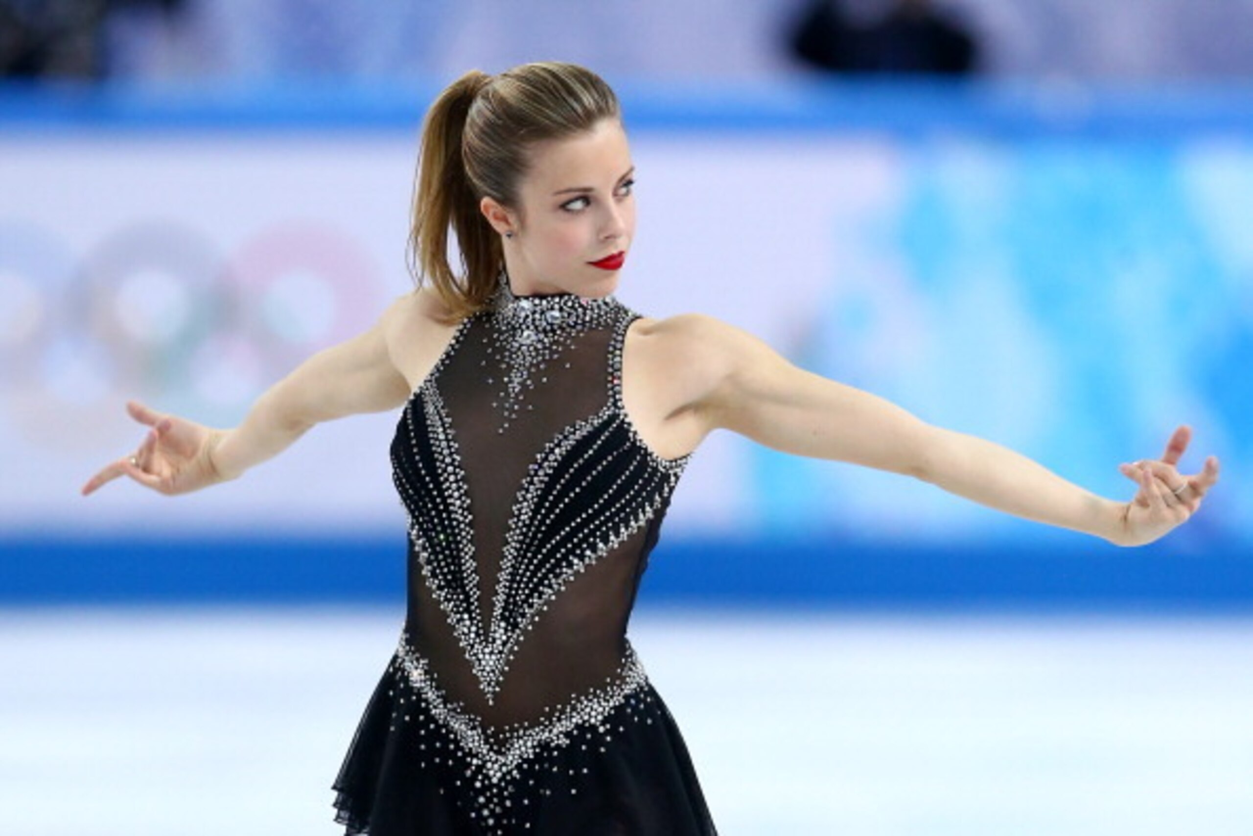 SOCHI, RUSSIA - FEBRUARY 08: Ashley Wagner of the United States competes in the Figure Skating Team Ladies Short Program during day one of the Sochi 2014 Winter Olympics at Iceberg Skating Palace on February 8, 2014 in Sochi, Russia. (Photo by Streeter SOCHI, RUSSIA - FEBRUARY 08: Ashley Wagner of the United States competes in the Figure Skating Team Ladies Short Program during day one of the Sochi 2014 Winter Olympics at Iceberg Skating Palace on February 8, 2014 in Sochi, Russia. (Photo by Streeter