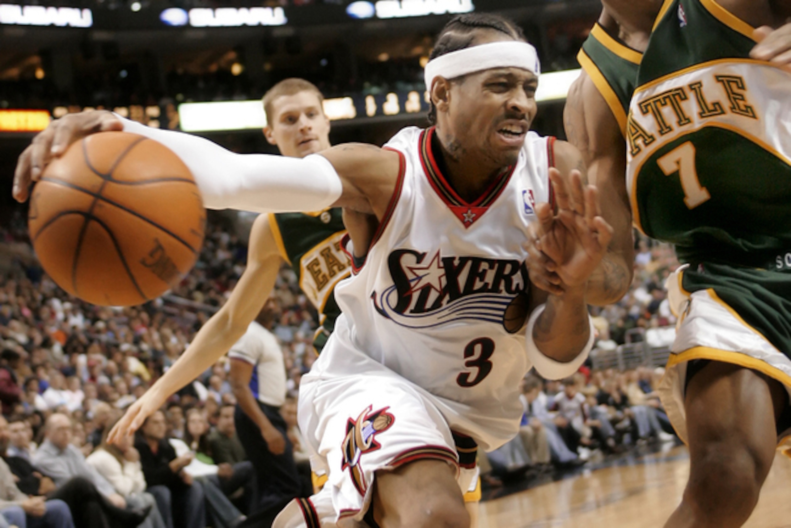 Allen Iverson was the last solid starting shooting guard for the Sixers. Allen Iverson was the last solid starting shooting guard for the Sixers.