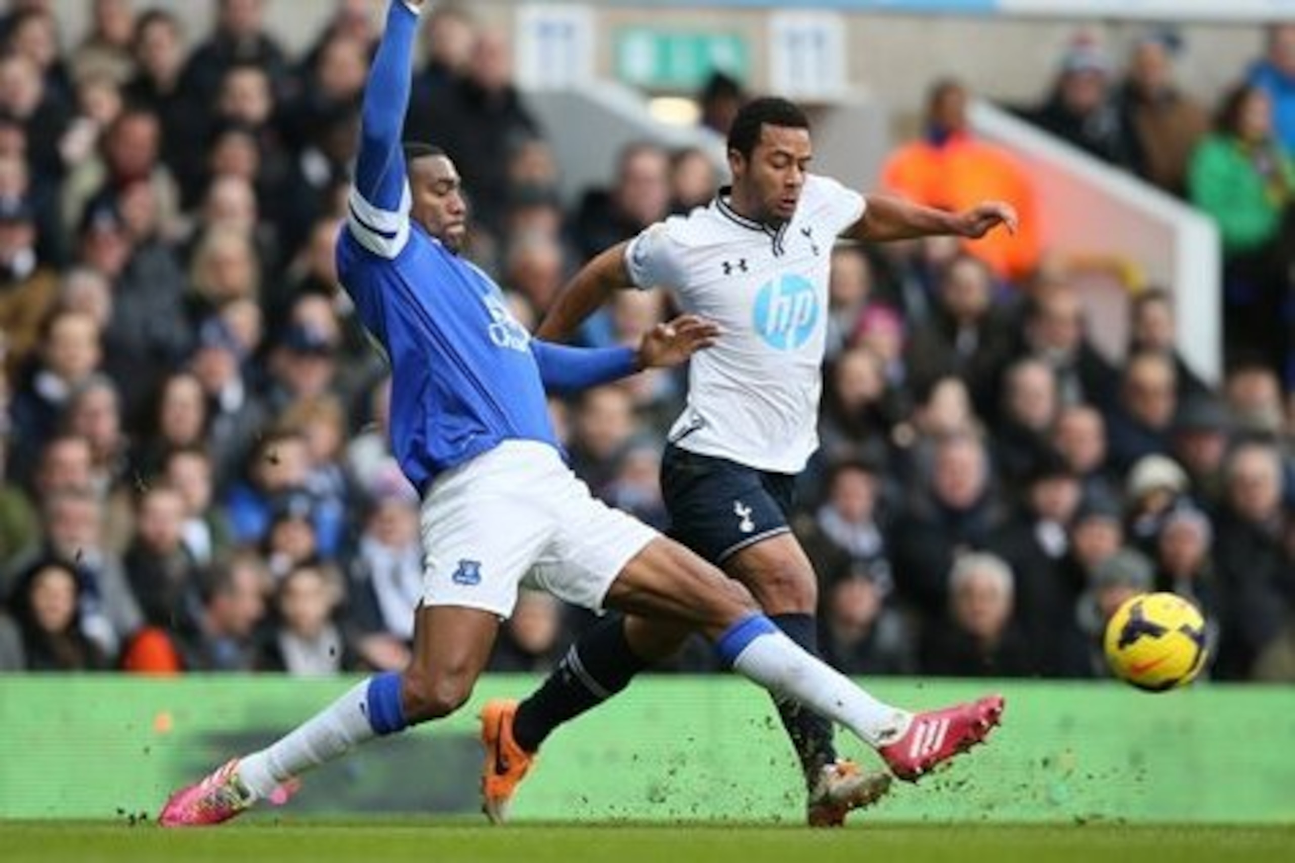 Tim Sherwood gave Dembele more license to run at and attack against Everton than he has had in months.