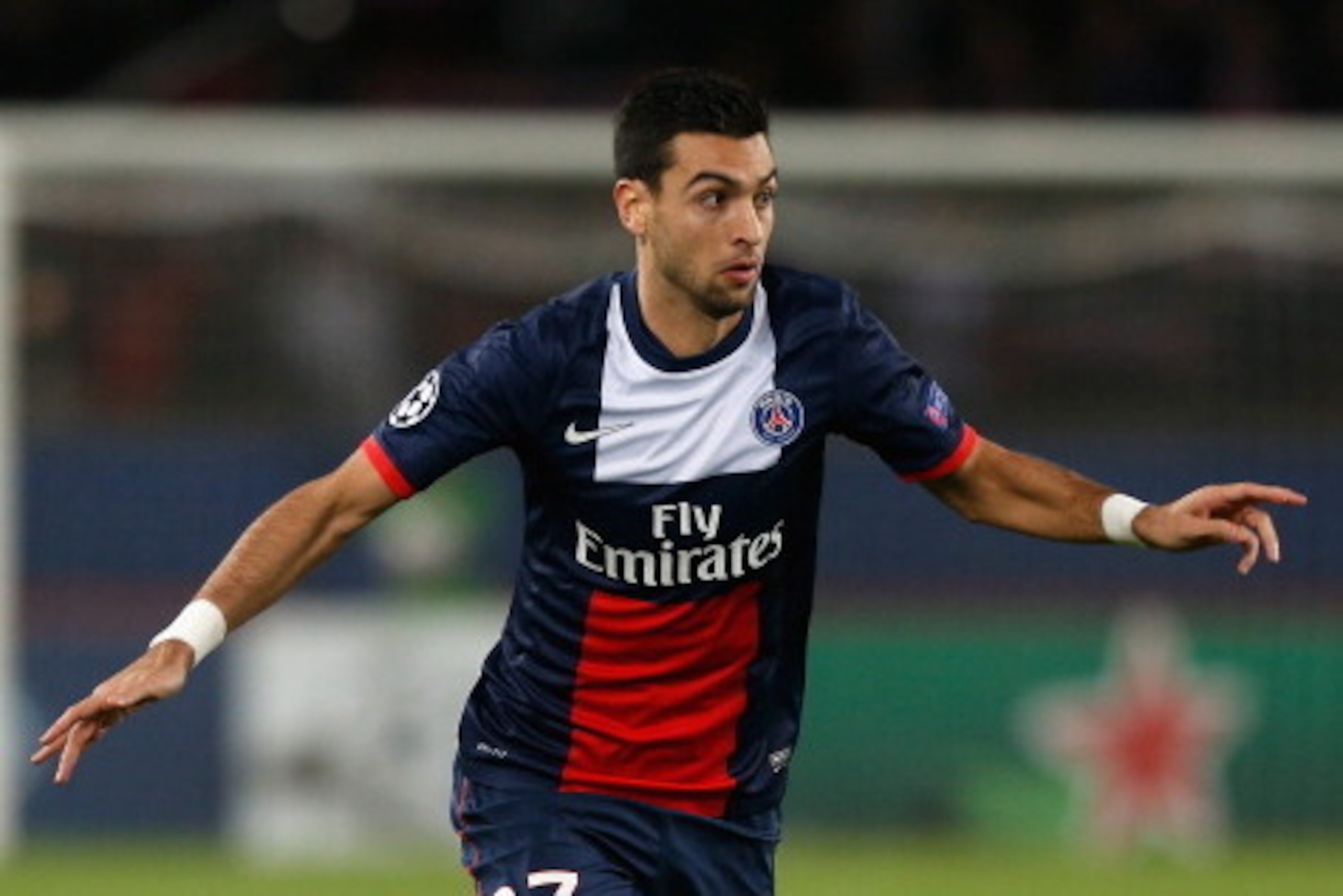 PARIS, FRANCE - NOVEMBER 05:  Javier Pastore of PSG in action during the UEFA Champions League Group C match between Paris Saint Germain and RSC Anderlecht at Parc des Princes on November 5, 2013 in Paris, France.  (Photo by Harry Engels/Getty Images)