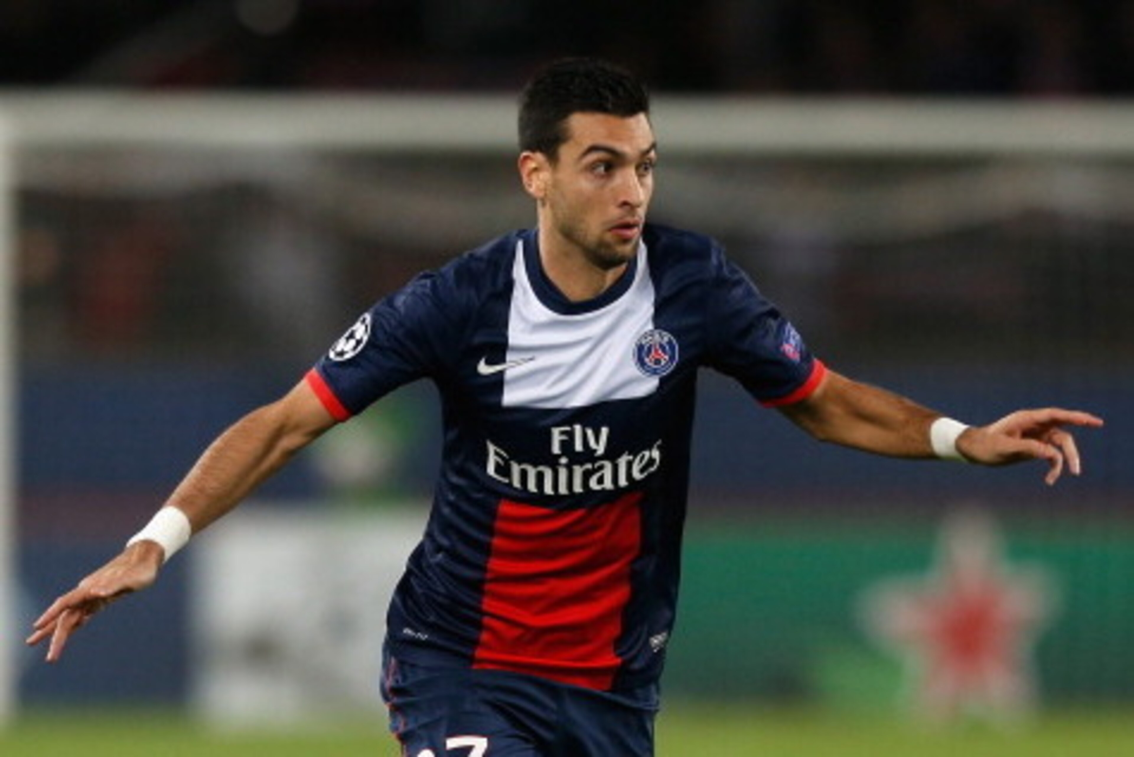PARIS, FRANCE - NOVEMBER 05:  Javier Pastore of PSG in action during the UEFA Champions League Group C match between Paris Saint Germain and RSC Anderlecht at Parc des Princes on November 5, 2013 in Paris, France.  (Photo by Harry Engels/Getty Images)