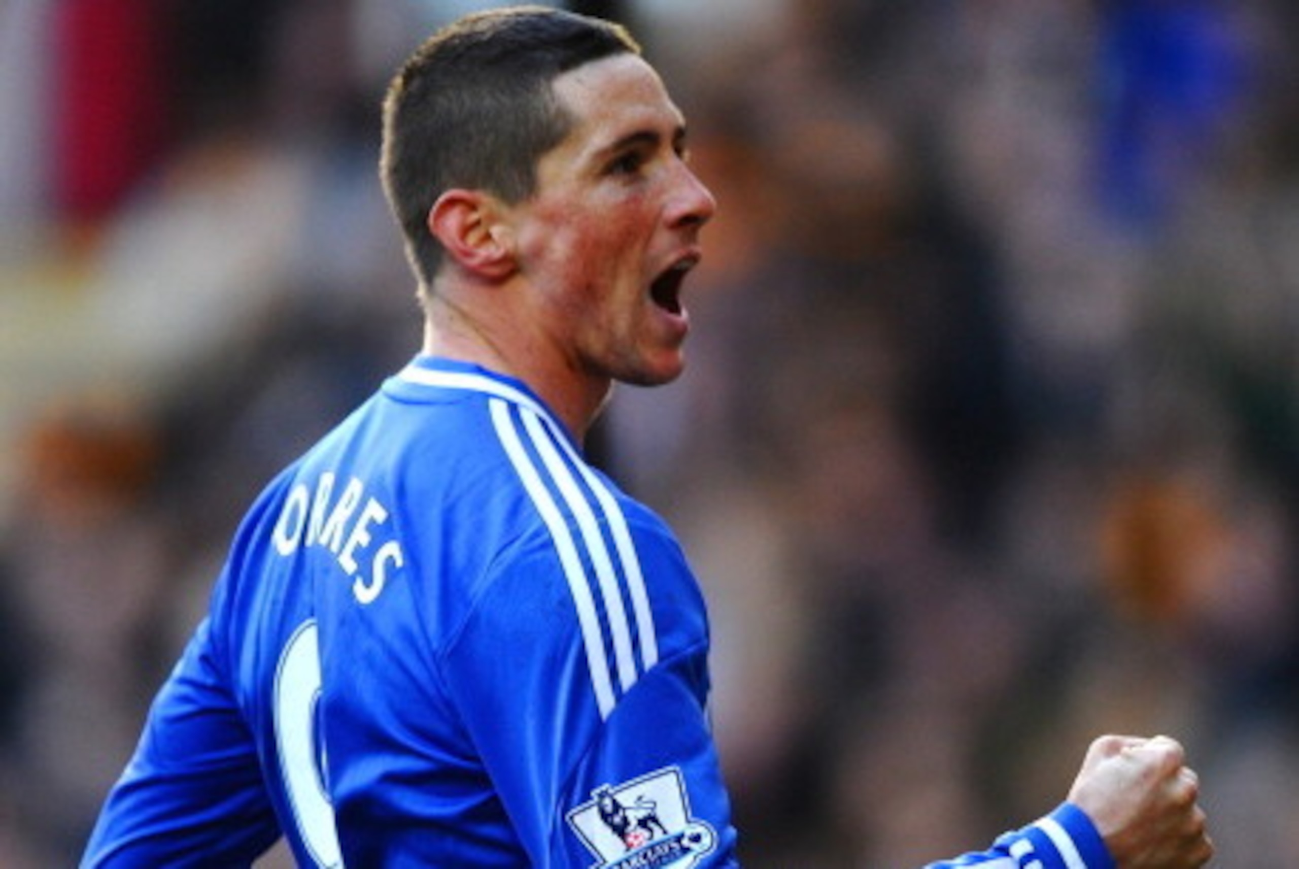 HULL, ENGLAND - JANUARY 11: Fernando Torres of Chelsea celebrates scoring their second goal during the Barclays Premier League match between Hull City and Chelsea at KC Stadium on January 11, 2014 in Hull, England. (Photo by Laurence Griffiths/Getty Ima HULL, ENGLAND - JANUARY 11: Fernando Torres of Chelsea celebrates scoring their second goal during the Barclays Premier League match between Hull City and Chelsea at KC Stadium on January 11, 2014 in Hull, England. (Photo by Laurence Griffiths/Getty Ima