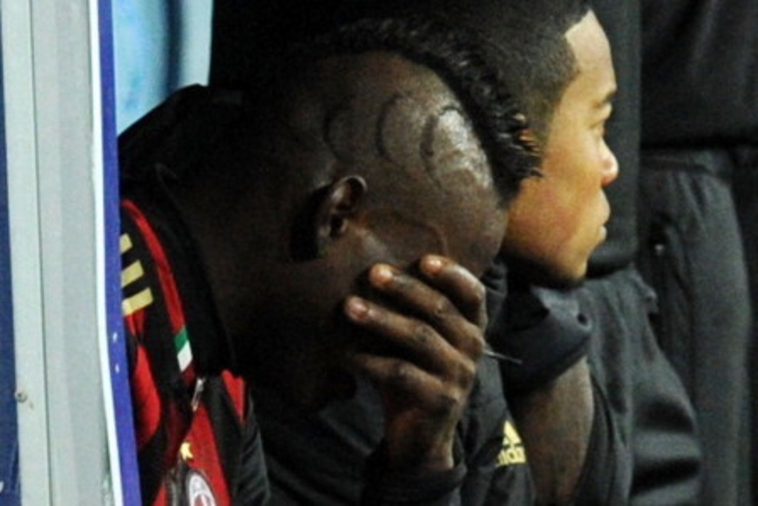 NAPLES, ITALY - FEBRUARY 08: Mario Balotelli of Milan crying on the bench after being replaced during the Serie A match between SSC Napoli and AC Milan at Stadio San Paolo on February 8, 2014 in Naples, Italy. (Photo by Giuseppe Bellini/Getty Images) NAPLES, ITALY - FEBRUARY 08: Mario Balotelli of Milan crying on the bench after being replaced during the Serie A match between SSC Napoli and AC Milan at Stadio San Paolo on February 8, 2014 in Naples, Italy. (Photo by Giuseppe Bellini/Getty Images)