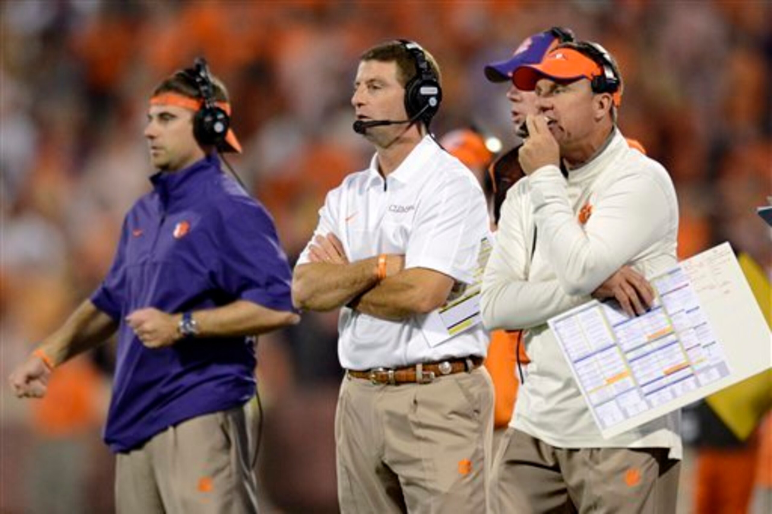 Chad Morris and Dabo Swinney are a formidable coaching pair.
