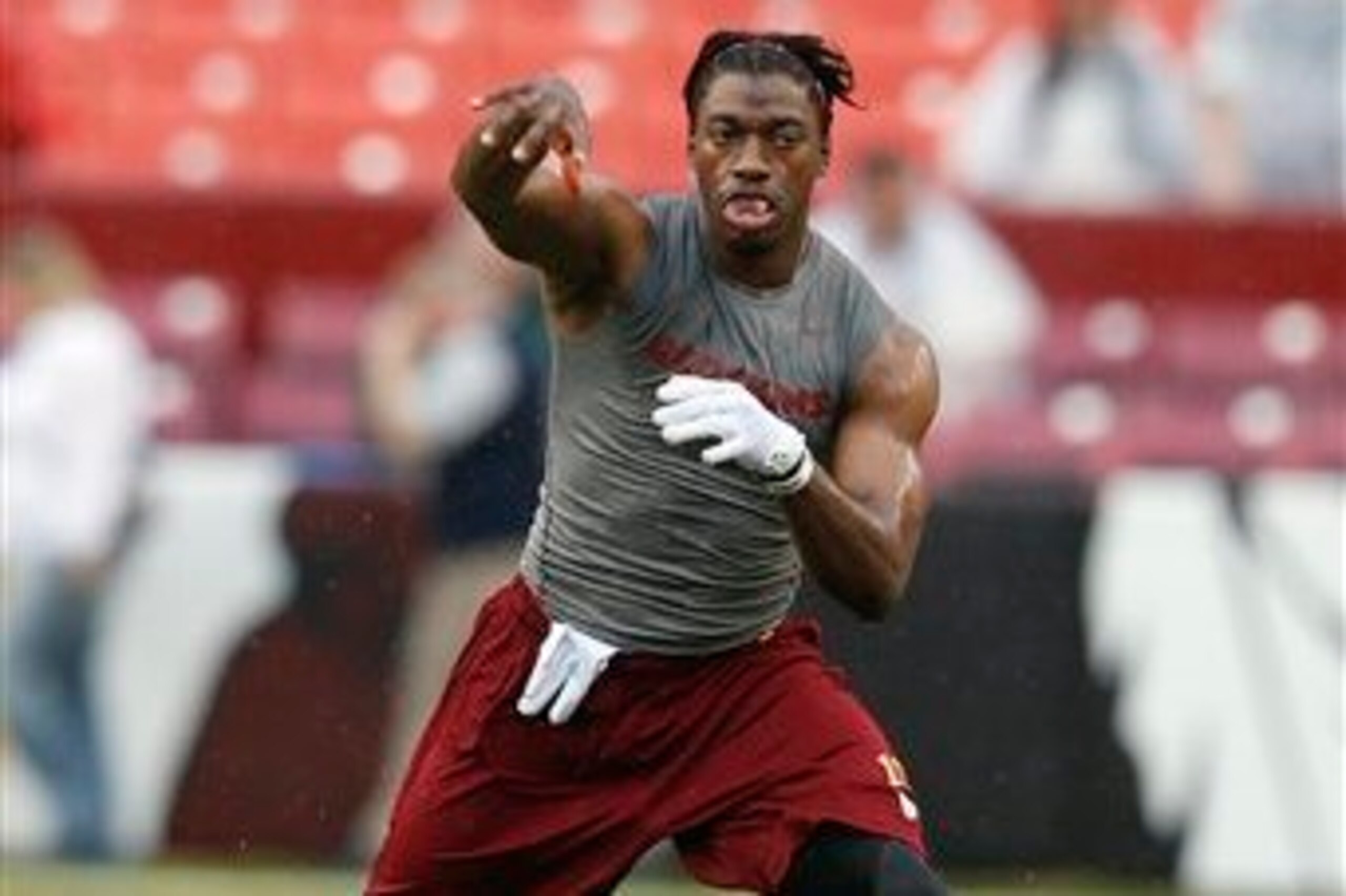 RGIII struggled a bit in his return from a postseason knee injury.