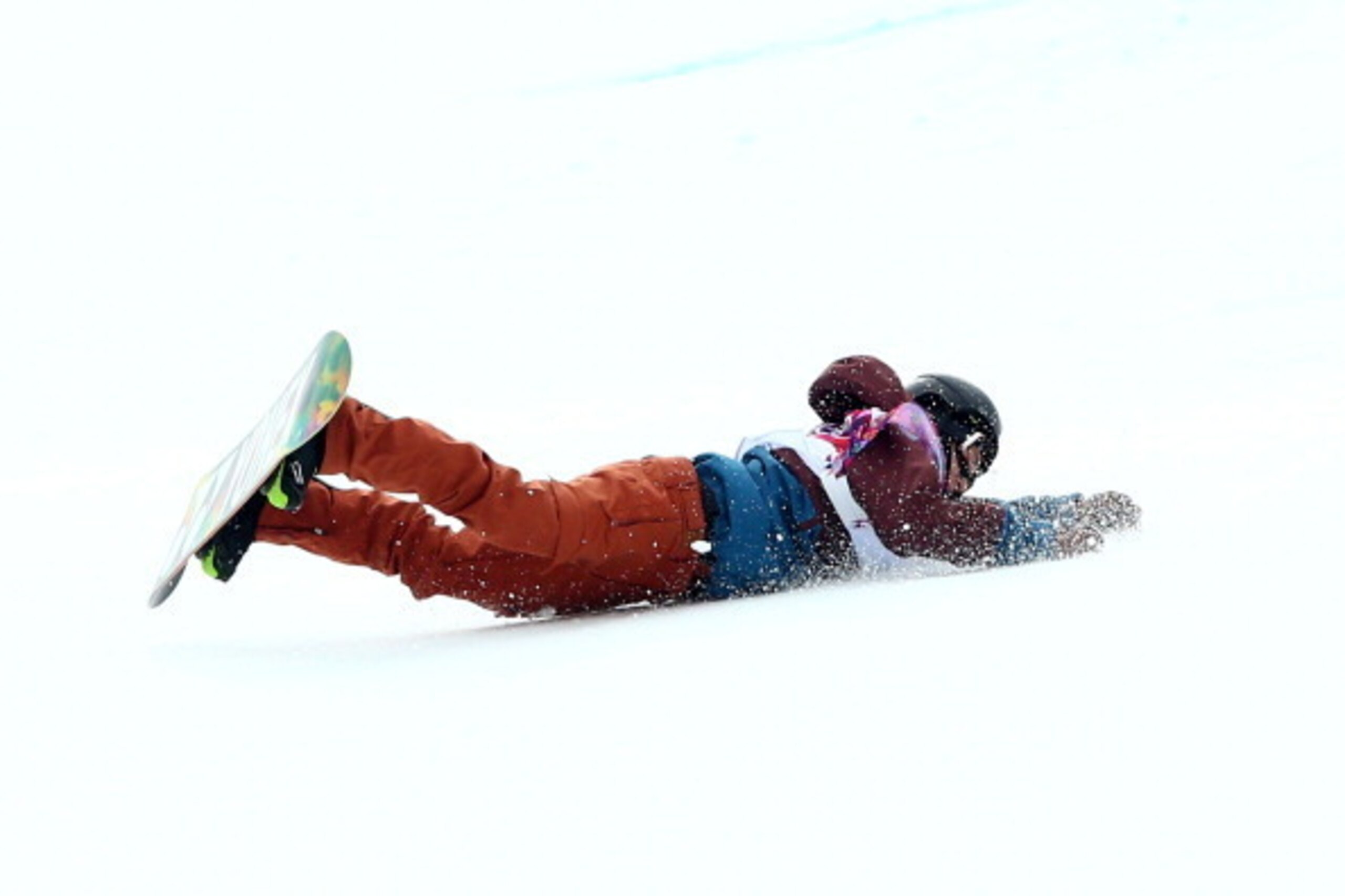 SOCHI, RUSSIA - FEBRUARY 11: Ryo Aono of Japan competes in the Snowboard Men's Halfpipe Qualification Heats on day four of the Sochi 2014 Winter Olympics at Rosa Khutor Extreme Park on February 11, 2014 in Sochi, Russia. (Photo by Cameron Spencer/Getty SOCHI, RUSSIA - FEBRUARY 11: Ryo Aono of Japan competes in the Snowboard Men's Halfpipe Qualification Heats on day four of the Sochi 2014 Winter Olympics at Rosa Khutor Extreme Park on February 11, 2014 in Sochi, Russia. (Photo by Cameron Spencer/Getty