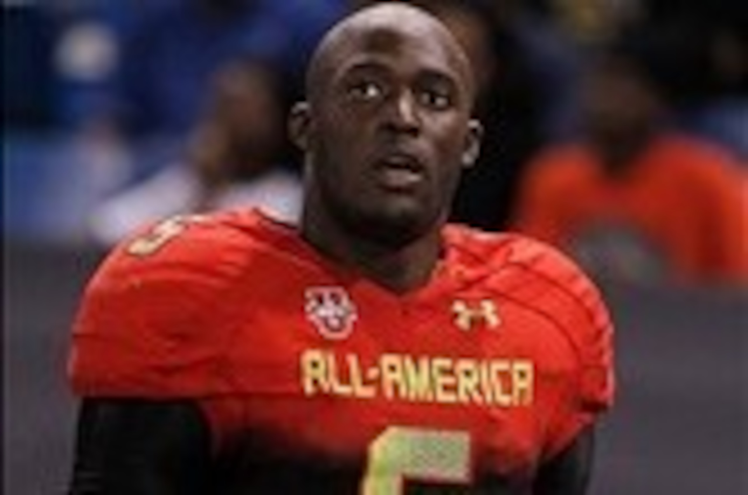 Jan 2, 2014; St. Petersburg, FL, USA; Team Highlight running back Leonard Fournette (5) at Tropicana Field. Team Highlight defeated the Team Nitro 31-21.  Mandatory Credit: Kim Klement-USA TODAY Sports