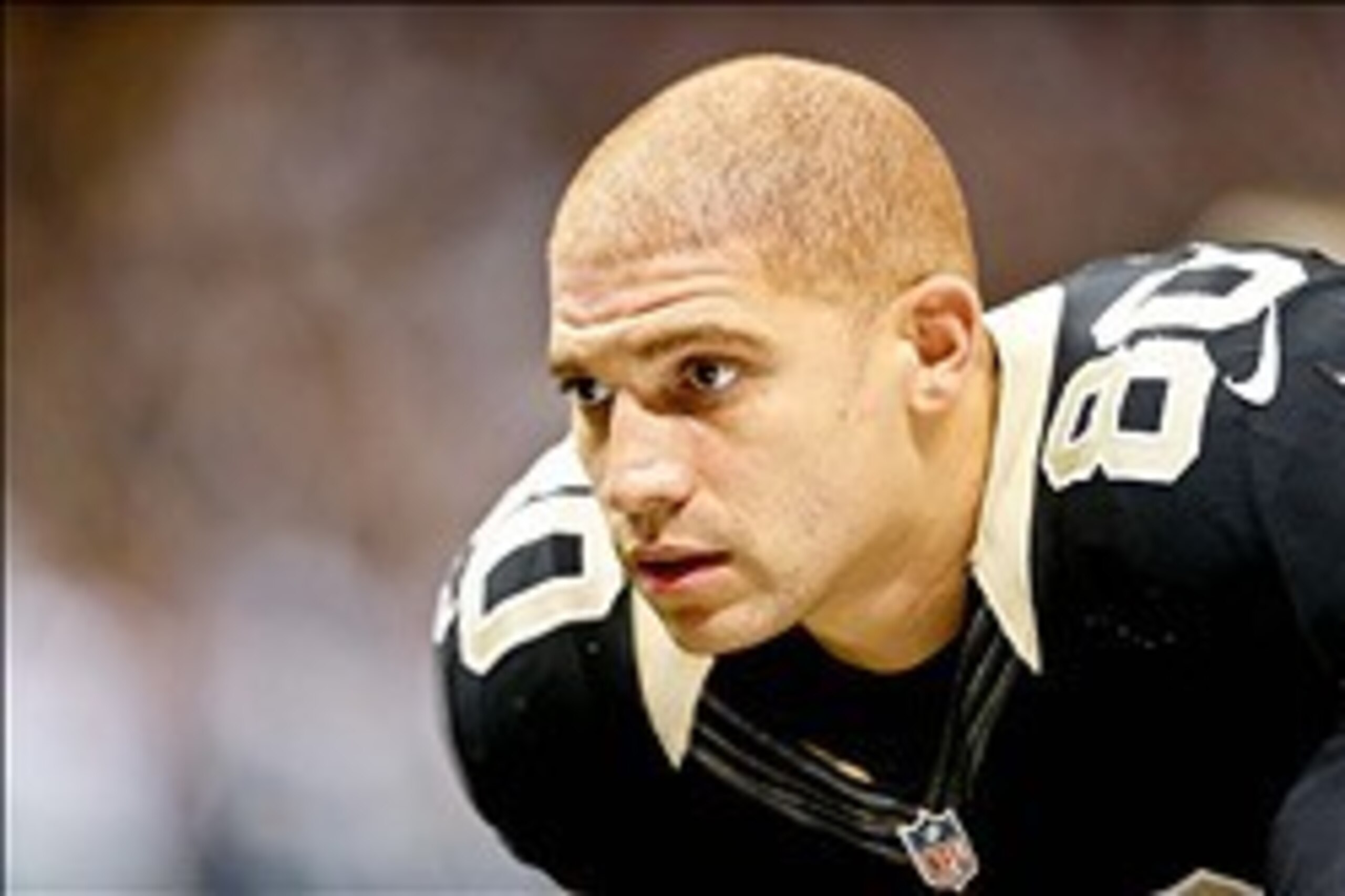 Nov 10, 2013; New Orleans, LA, USA; New Orleans Saints tight end Jimmy Graham (80) against the Dallas Cowboys during the second half of a game at Mercedes-Benz Superdome. The Saints defeated the Cowboys 49-17. Mandatory Credit: Derick E. Hingle-USA TODAY 