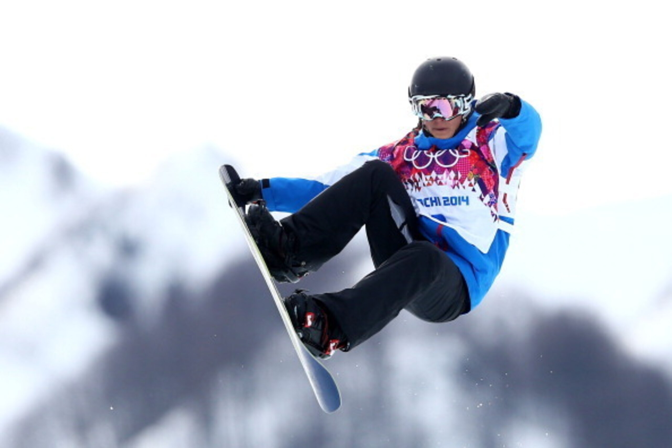 SOCHI, RUSSIA - FEBRUARY 12:  Sophie Rodriguez of France competes in the Snowboard Women's Halfpipe Qualification Heats on day five of the Sochi 2014 Winter Olympics at Rosa Khutor Extreme Park on February 12, 2014 in Sochi, Russia.  (Photo by Cameron Spe
