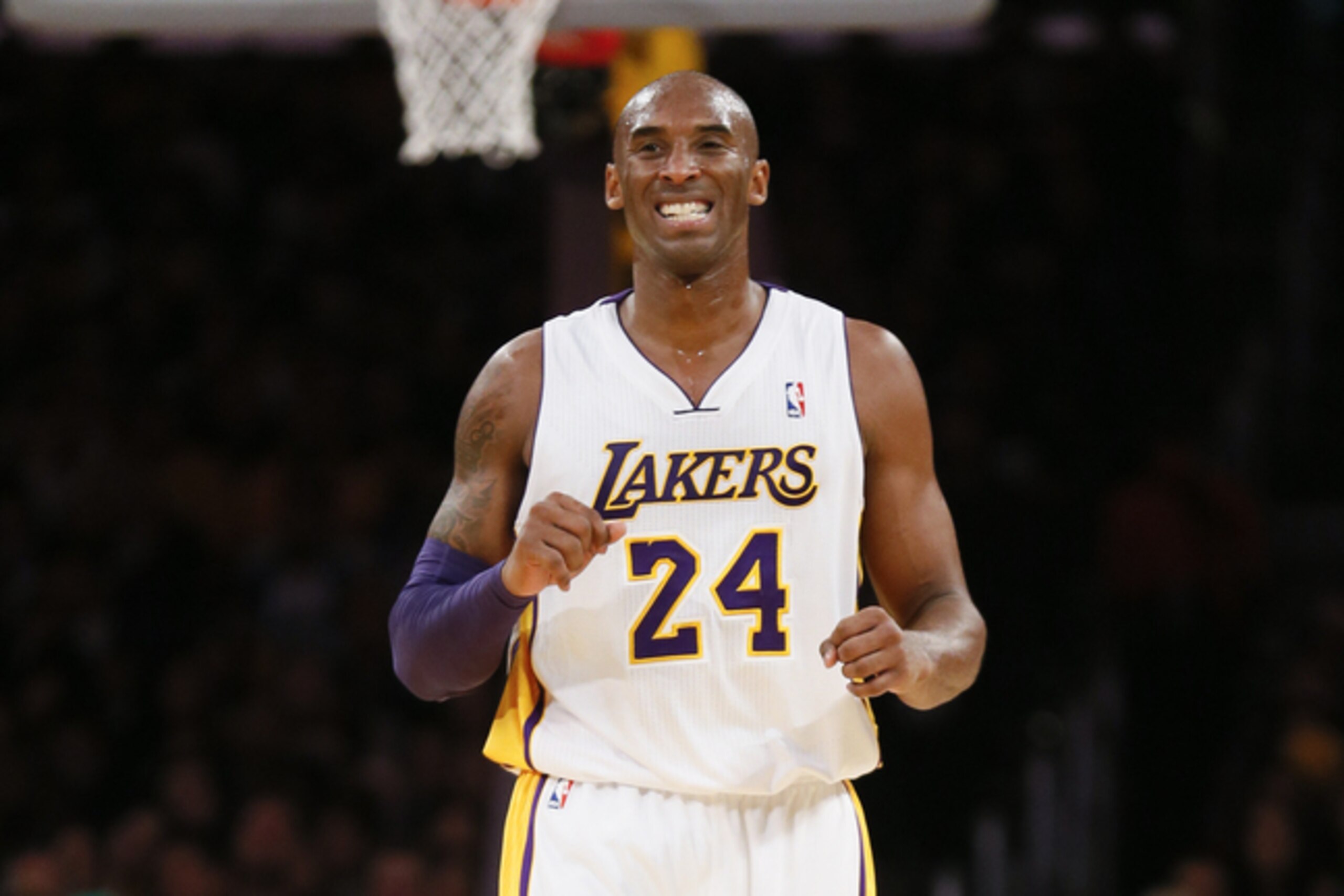 This could be the look on Kobe Bryant’s face until he finally retires.