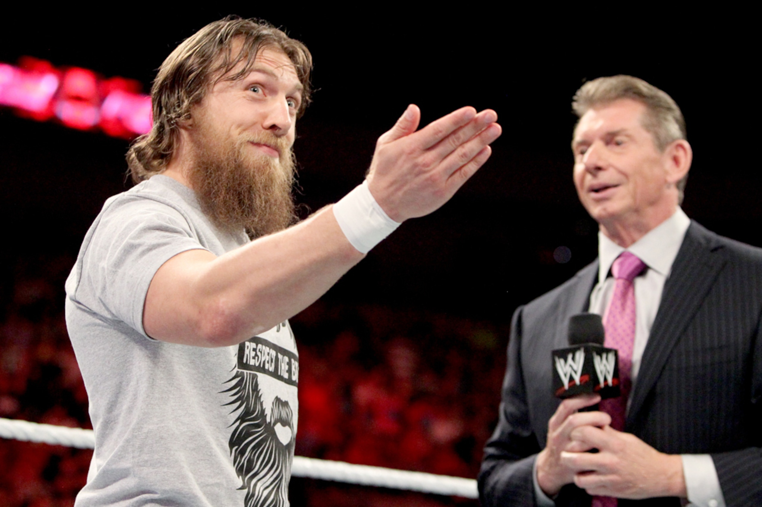 Daniel Bryan and Vince McMahon Daniel Bryan and Vince McMahon