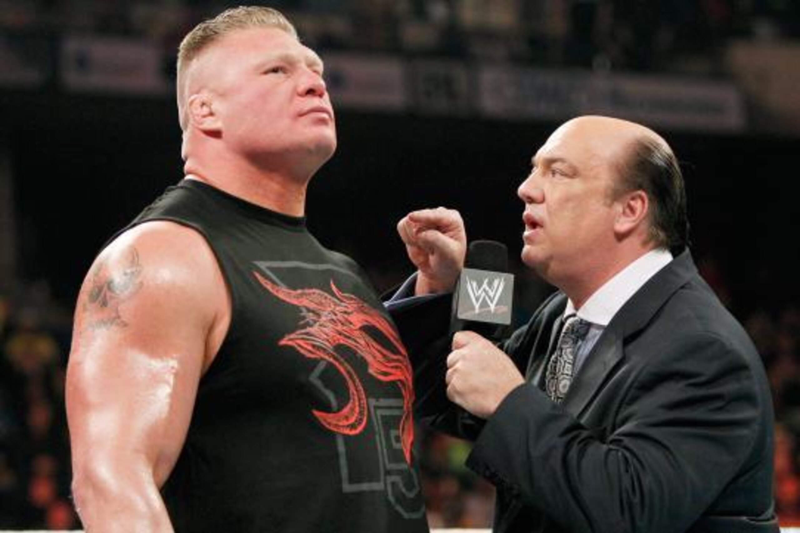 Brock Lesnar and Paul Heyman Brock Lesnar and Paul Heyman