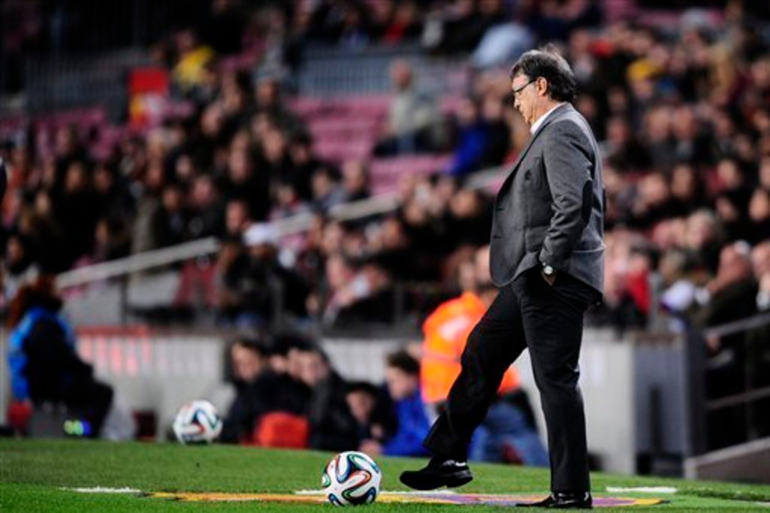 On the ball: Tata Martino is spot on.
