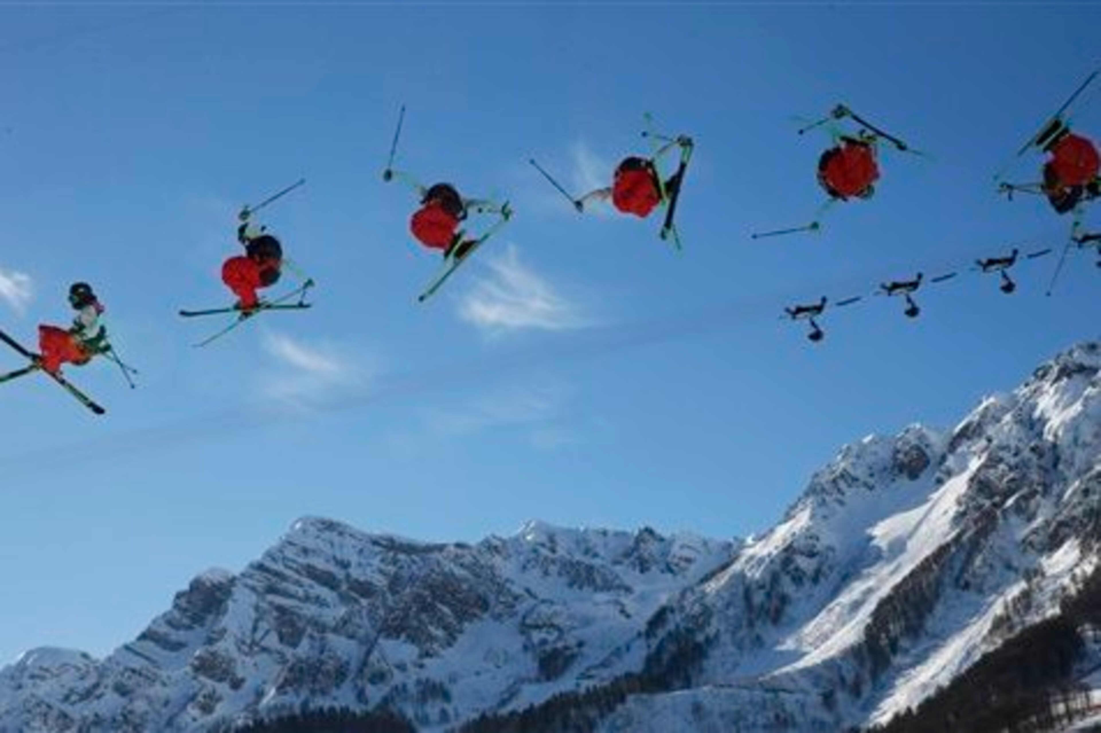 Joss Christensen's fateful jump. Joss Christensen's fateful jump.
