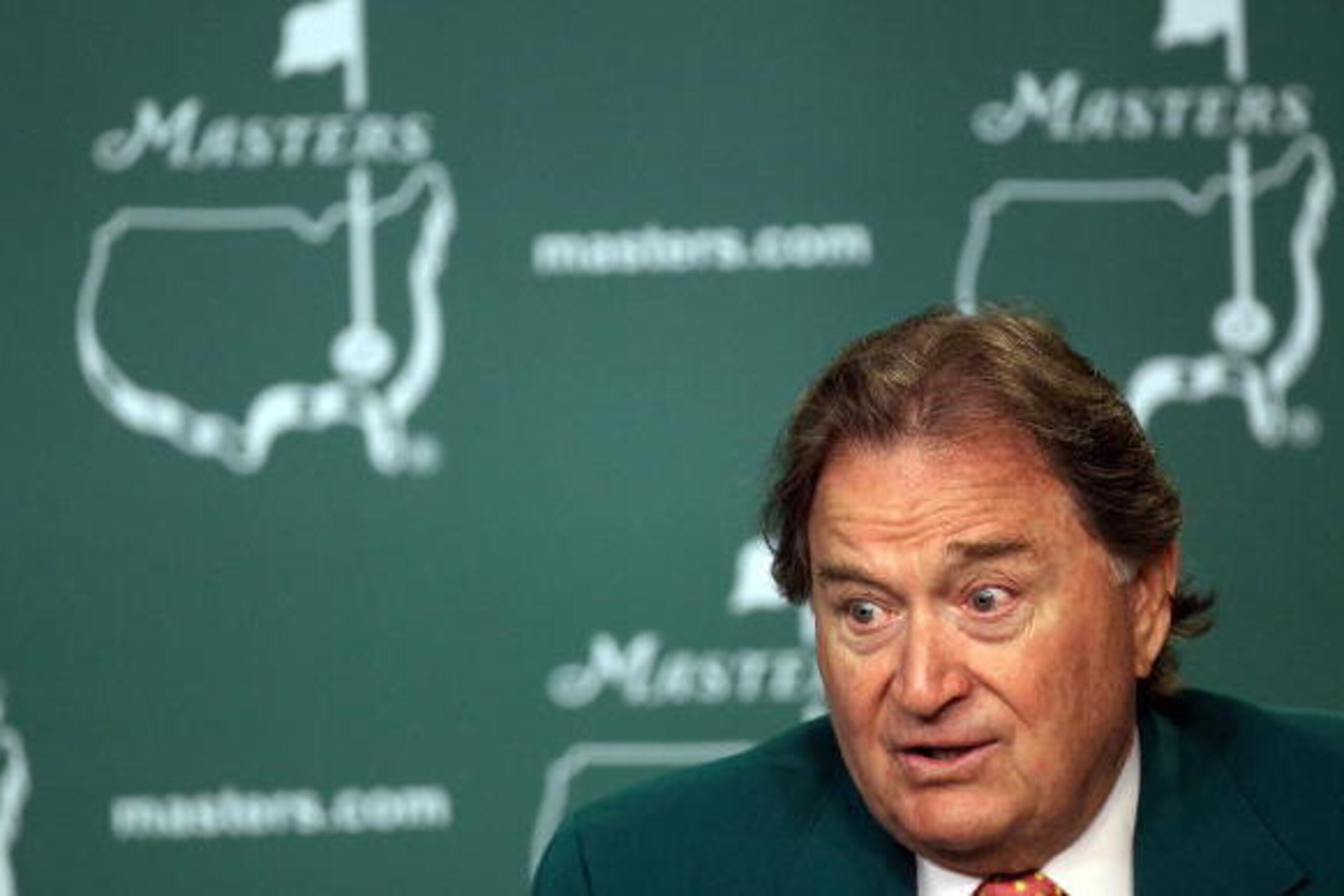 AUGUSTA, GA - APRIL 06:  Former Masters champion Raymond Floyd speaks with the media during a practice round prior to the 2010 Masters Tournament at Augusta National Golf Club on April 6, 2010 in Augusta, Georgia.  (Photo by David Cannon/Getty Images)