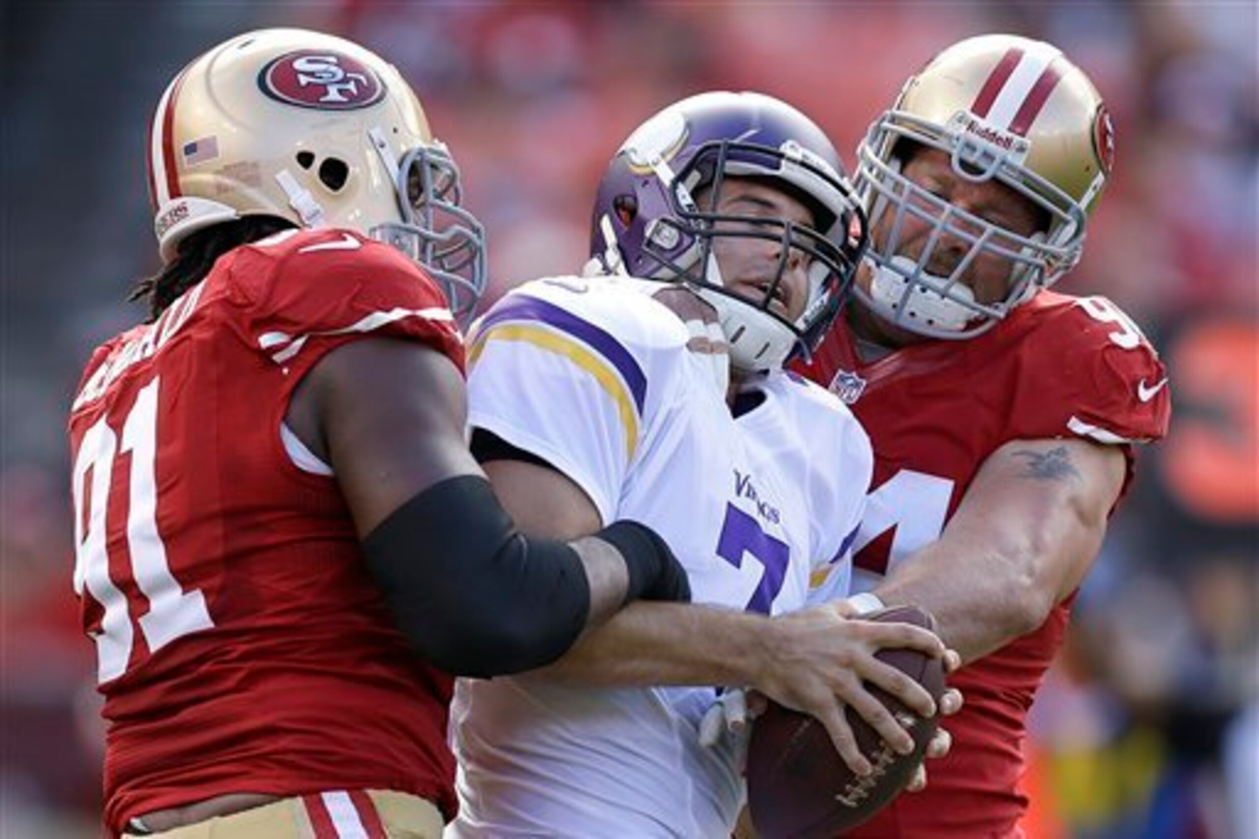 The 49ers already have a solid pair of starting defensive ends.