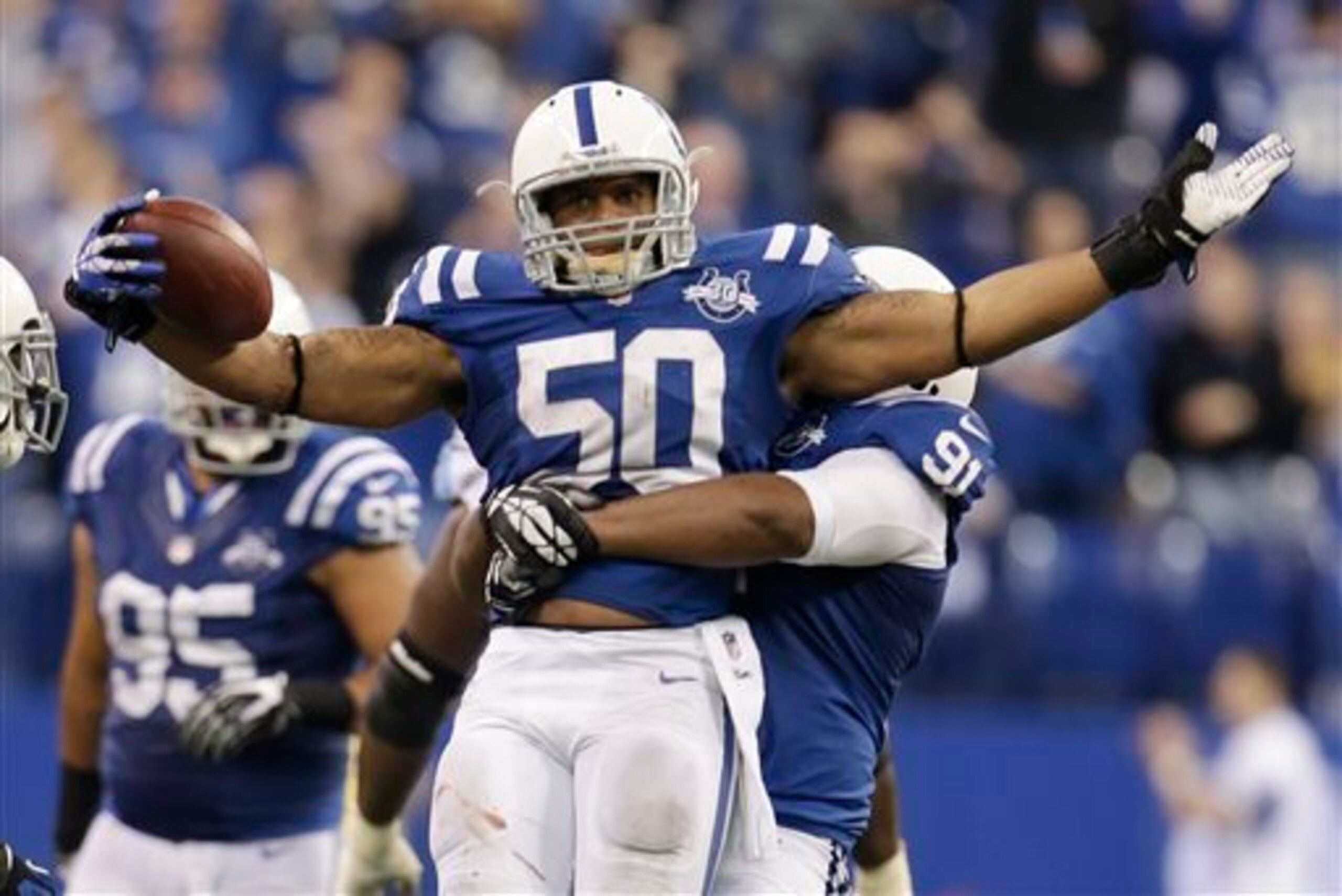 Freeman has become a leader, with a knack for big plays, in Indianapolis.