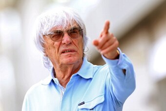 SINGAPORE - SEPTEMBER 19:  F1 Supremo Bernie Ecclestone walks in the paddock during previews for the Singapore Formula One Grand Prix at Marina Bay Street Circuit on September 19, 2013 in Singapore, Singapore.  (Photo by Mark Thompson/Getty Images)