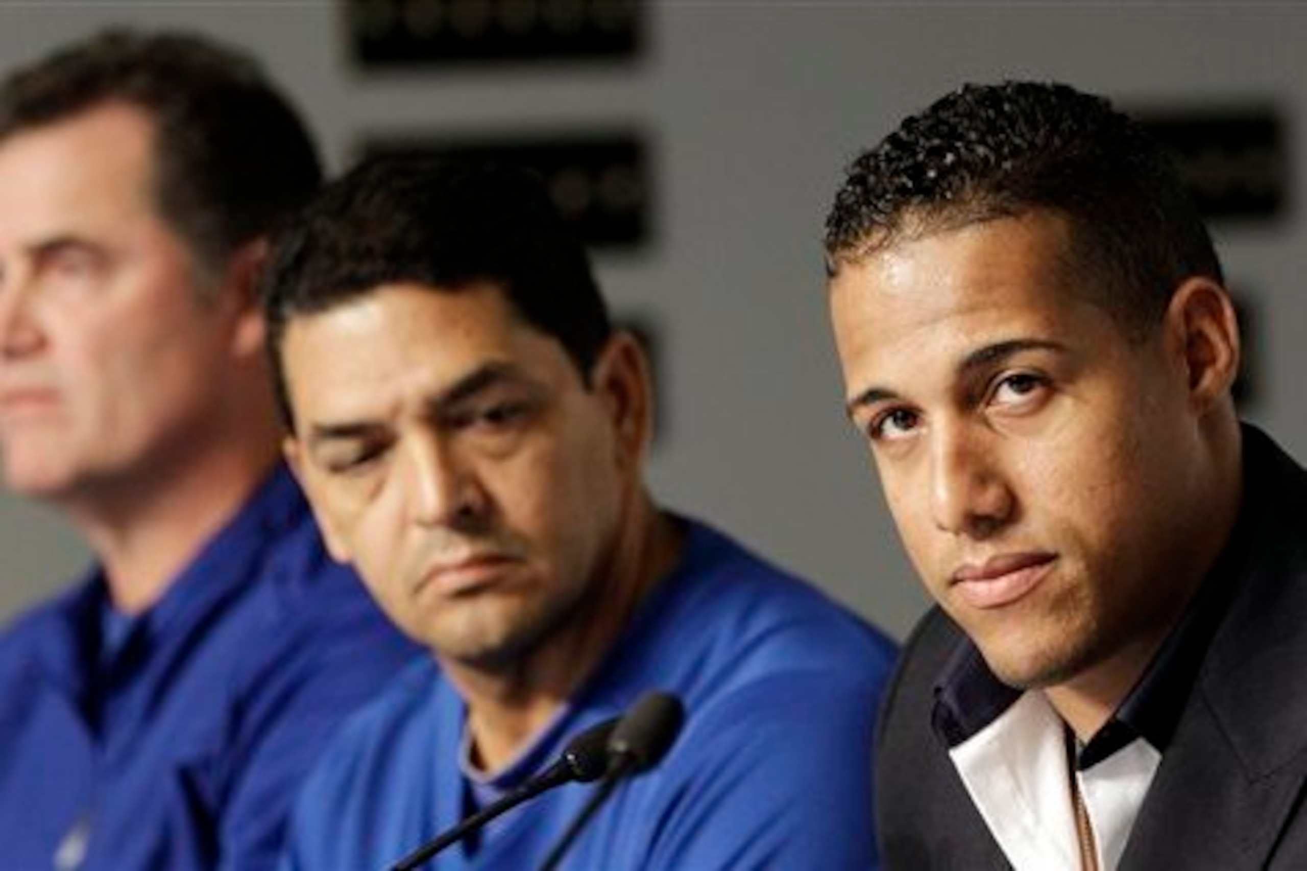 For writing a homophobic slur on his eye black, Escobar was given a three-game suspension.