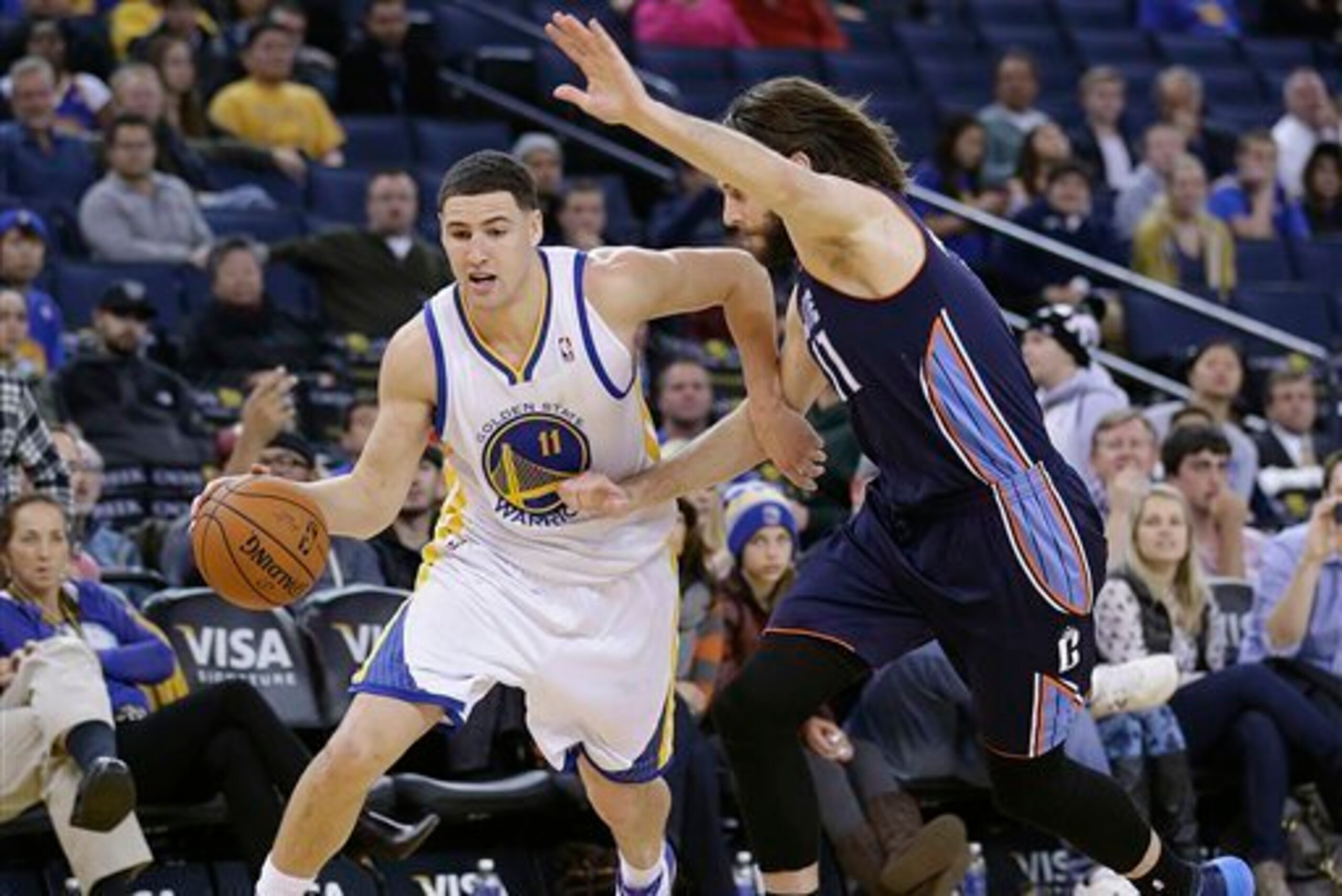 Klay Thompson must improve his overall game. Klay Thompson must improve his overall game.