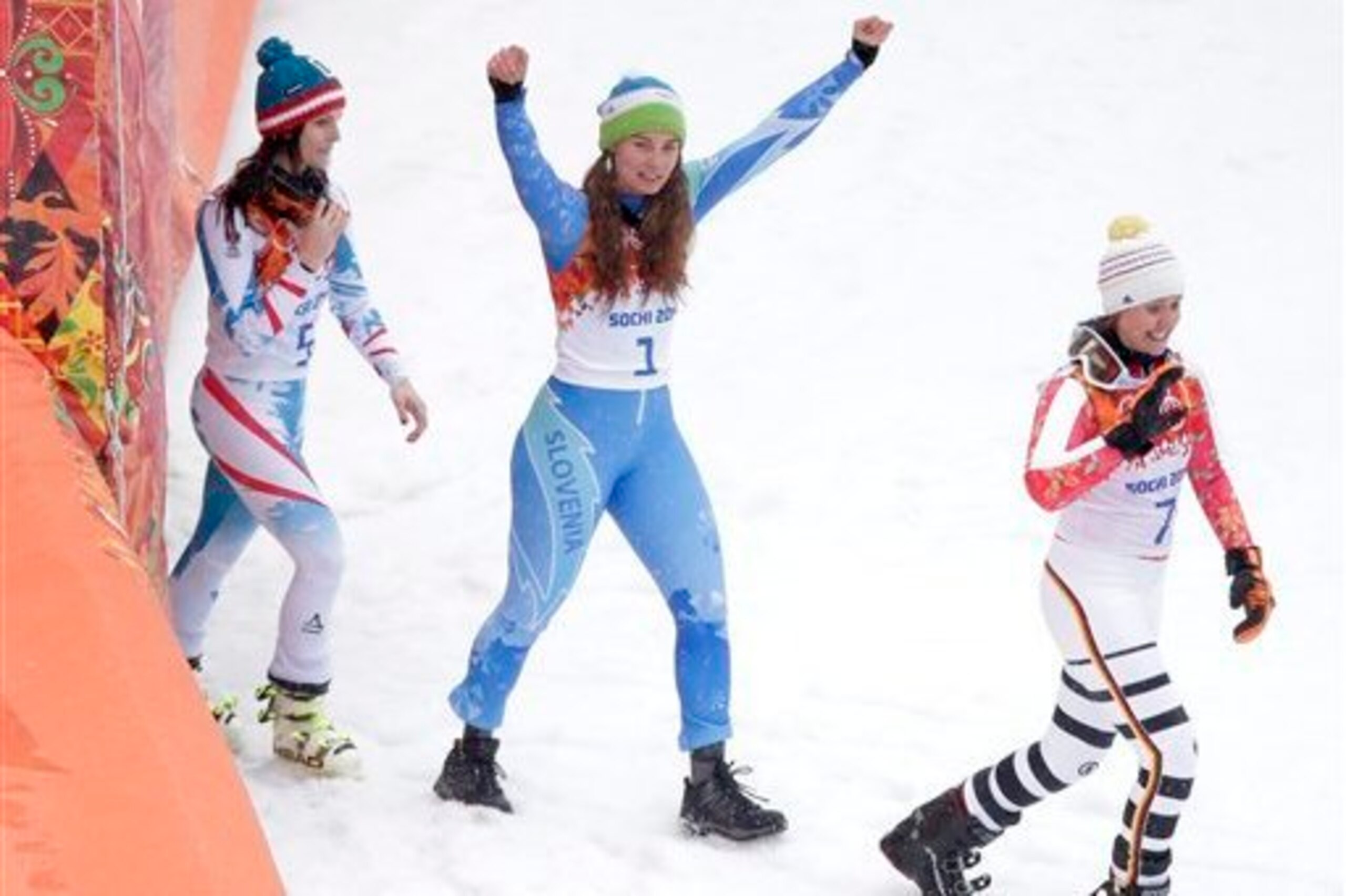 All three giant slalom medalists have previously won Olympic gold