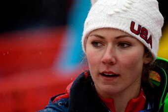 SOCHI, RUSSIA - FEBRUARY 18:  Mikaela Shiffrin of the United States reacts after the Alpine Skiing Women's Giant Slalom on day 11 of the Sochi 2014 Winter Olympics at Rosa Khutor Alpine Center on February 18, 2014 in Sochi, Russia.  (Photo by Ezra Shaw/Ge