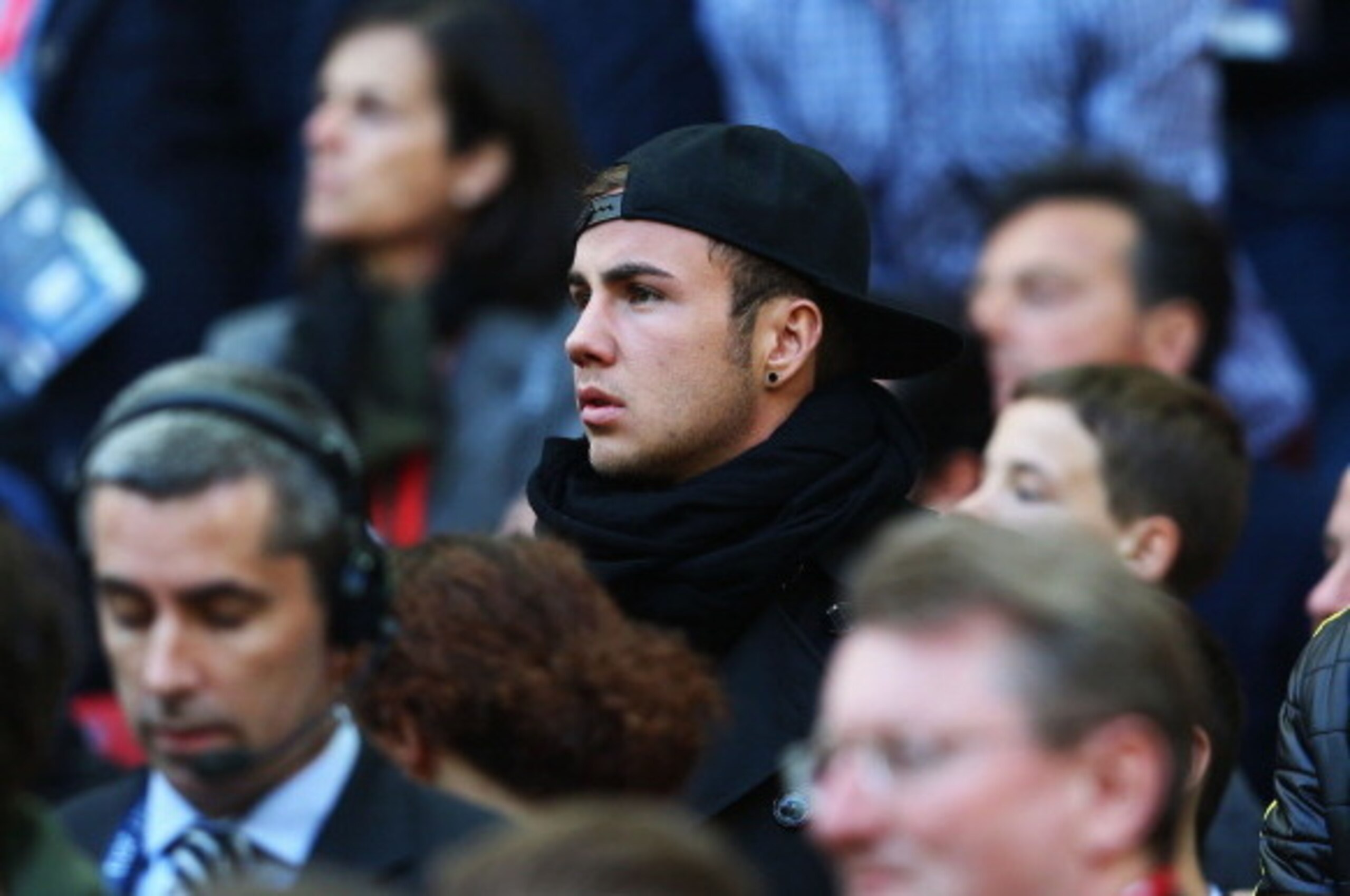 LONDON, ENGLAND - MAY 25:  Mario Gotze of Borussia Dortmund looks on during the UEFA Champions League final match between Borussia Dortmund and FC Bayern Muenchen at Wembley Stadium on May 25, 2013 in London, United Kingdom.  (Photo by Alex Grimm/Getty Im