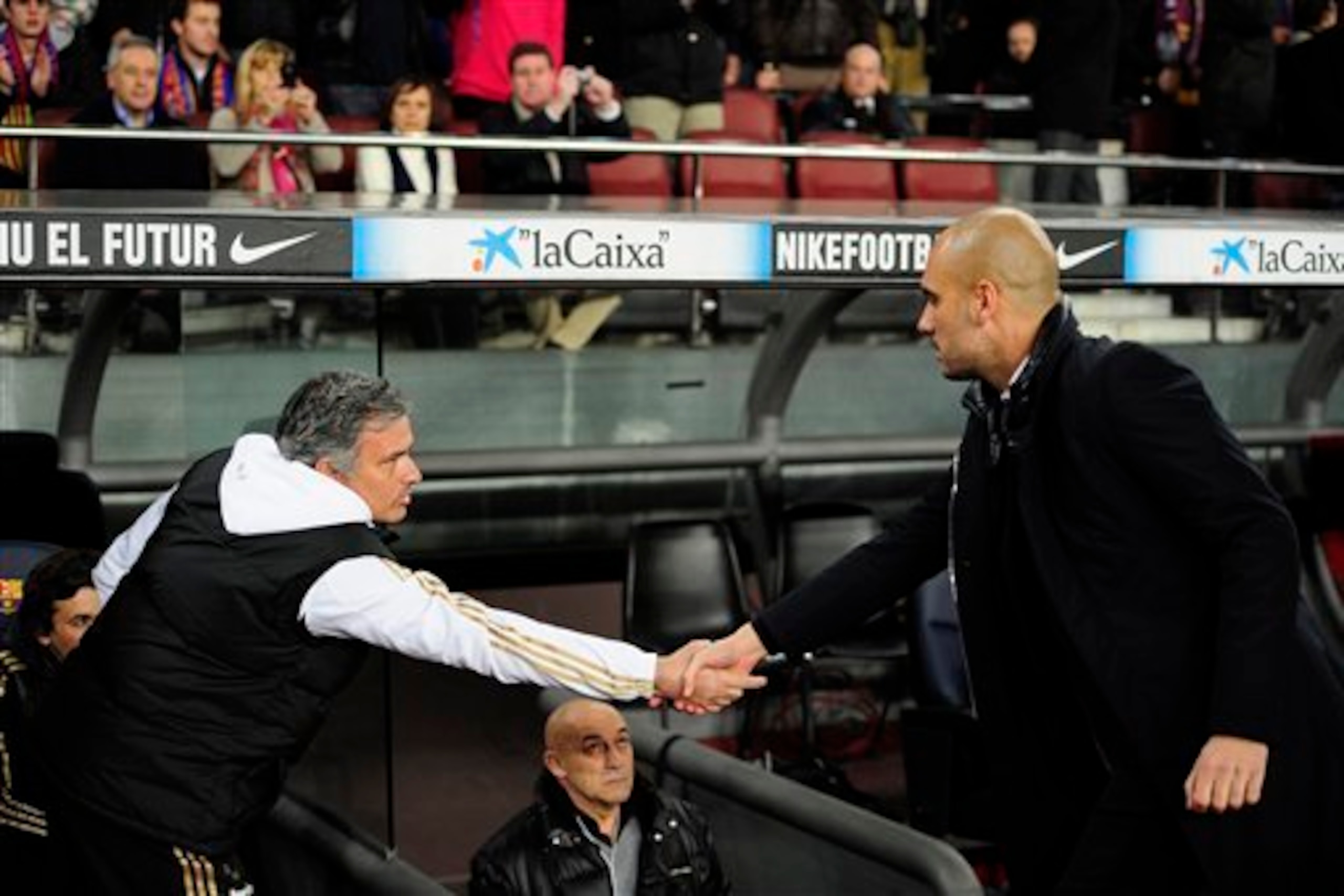 Jose Mourinho and Guardiola share an uneasy relationship. Jose Mourinho and Guardiola share an uneasy relationship.