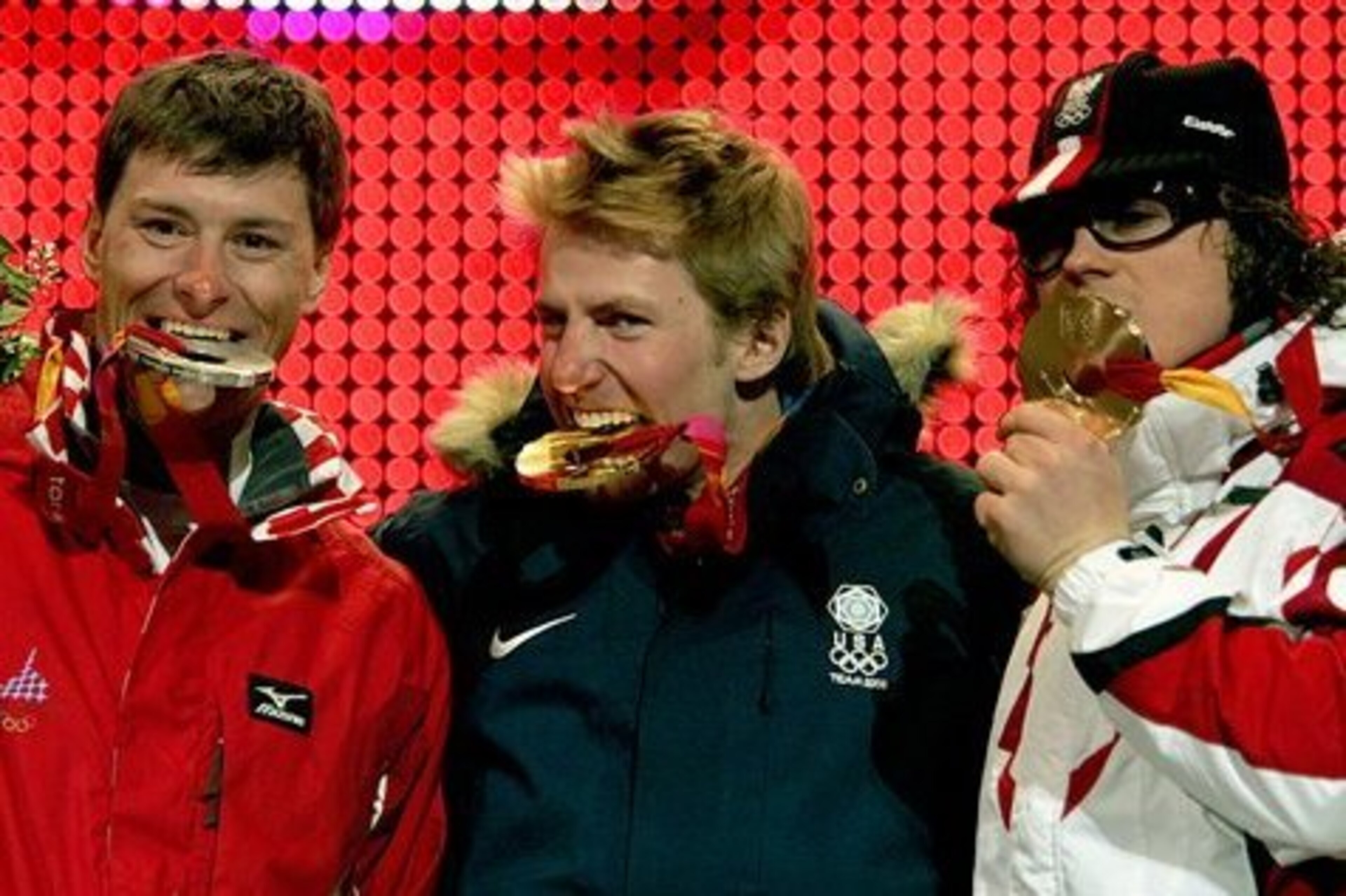 Ligety with his gold in Torino.