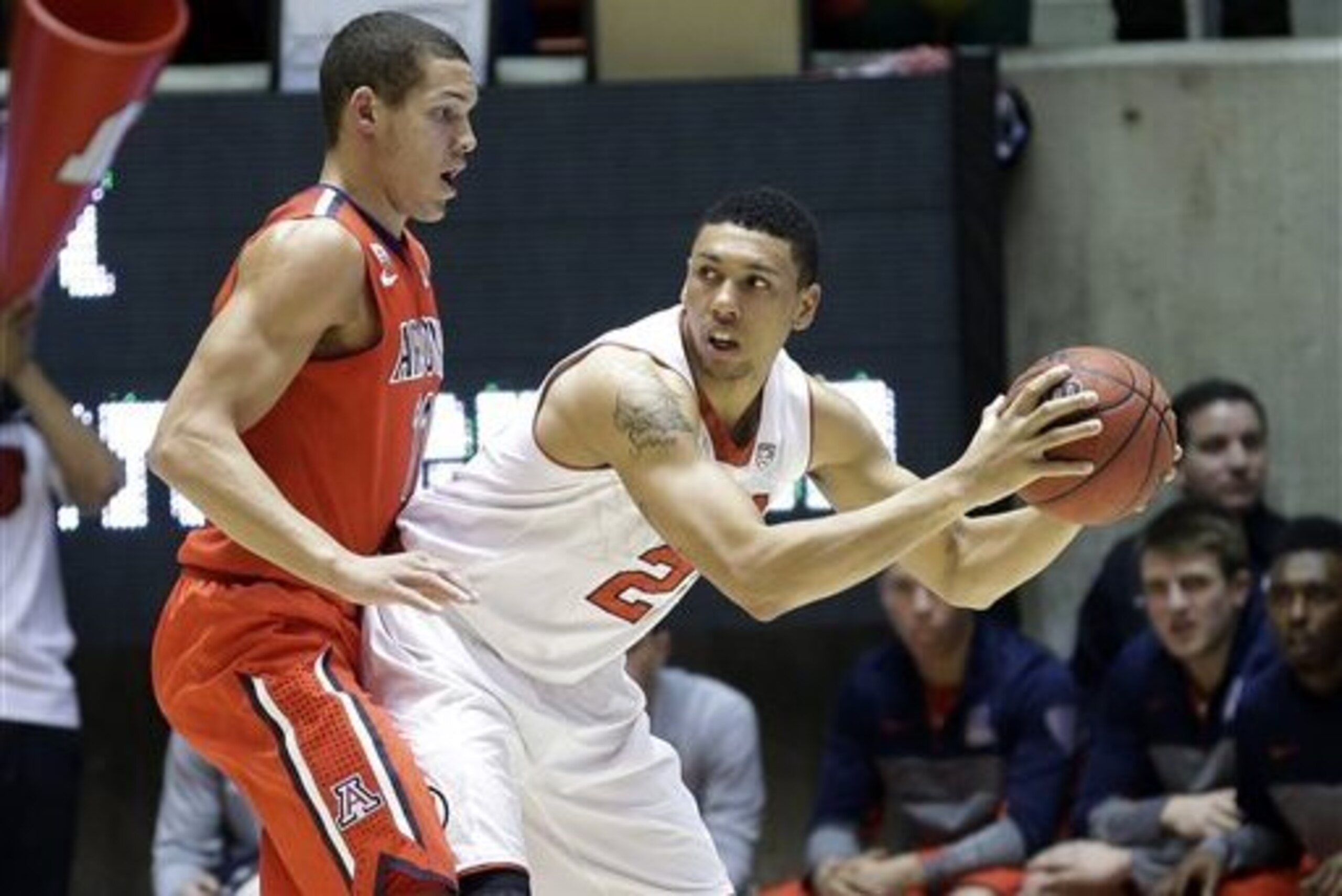 Jordan Loveridge (right) was shut down on Wednesday.