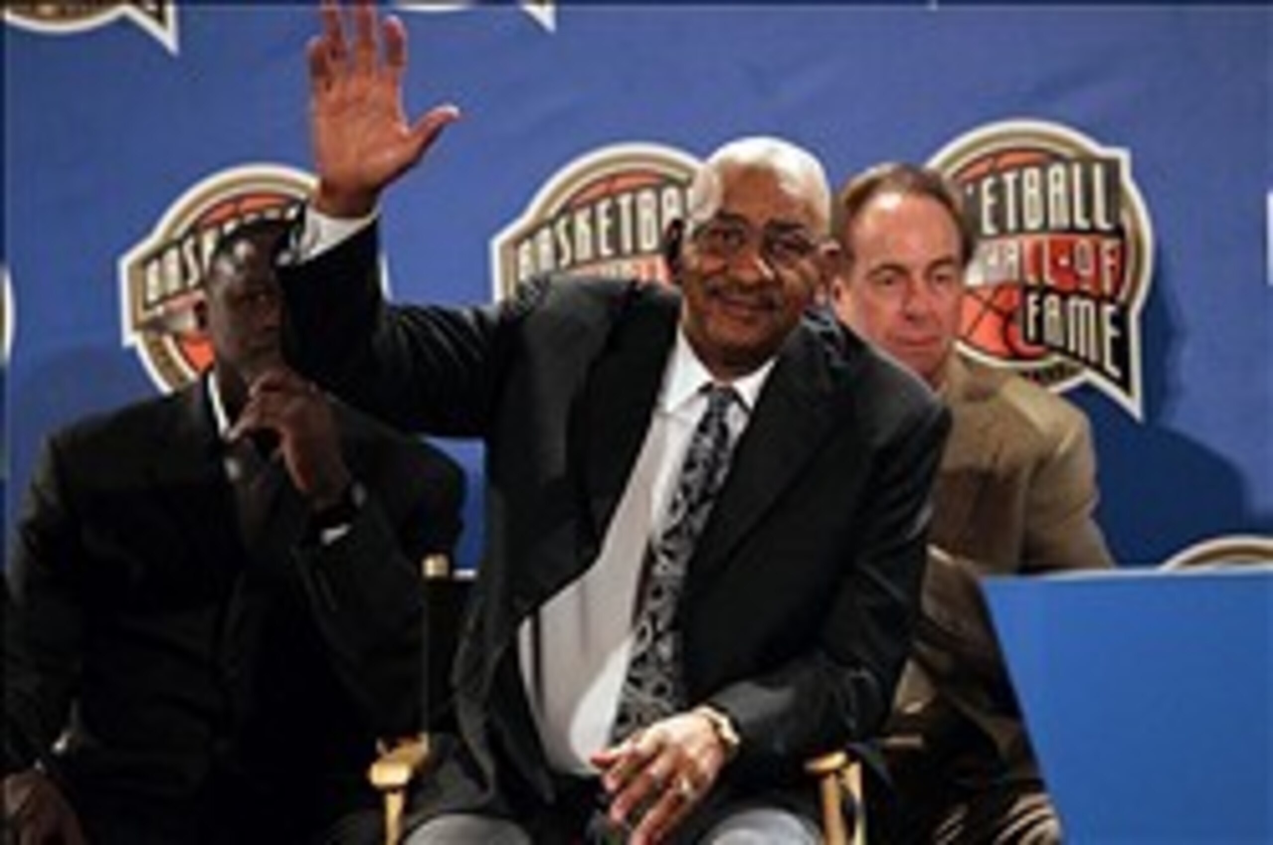 February 24, 2012; Orlando FL, USA; Former player George Iceman Gervin attends the NBA Hall of Fame press conference at the Hilton Orlando. Mandatory Credit: Kim Klement-USA TODAY Sports February 24, 2012; Orlando FL, USA; Former player George Iceman Gervin attends the NBA Hall of Fame press conference at the Hilton Orlando. Mandatory Credit: Kim Klement-USA TODAY Sports