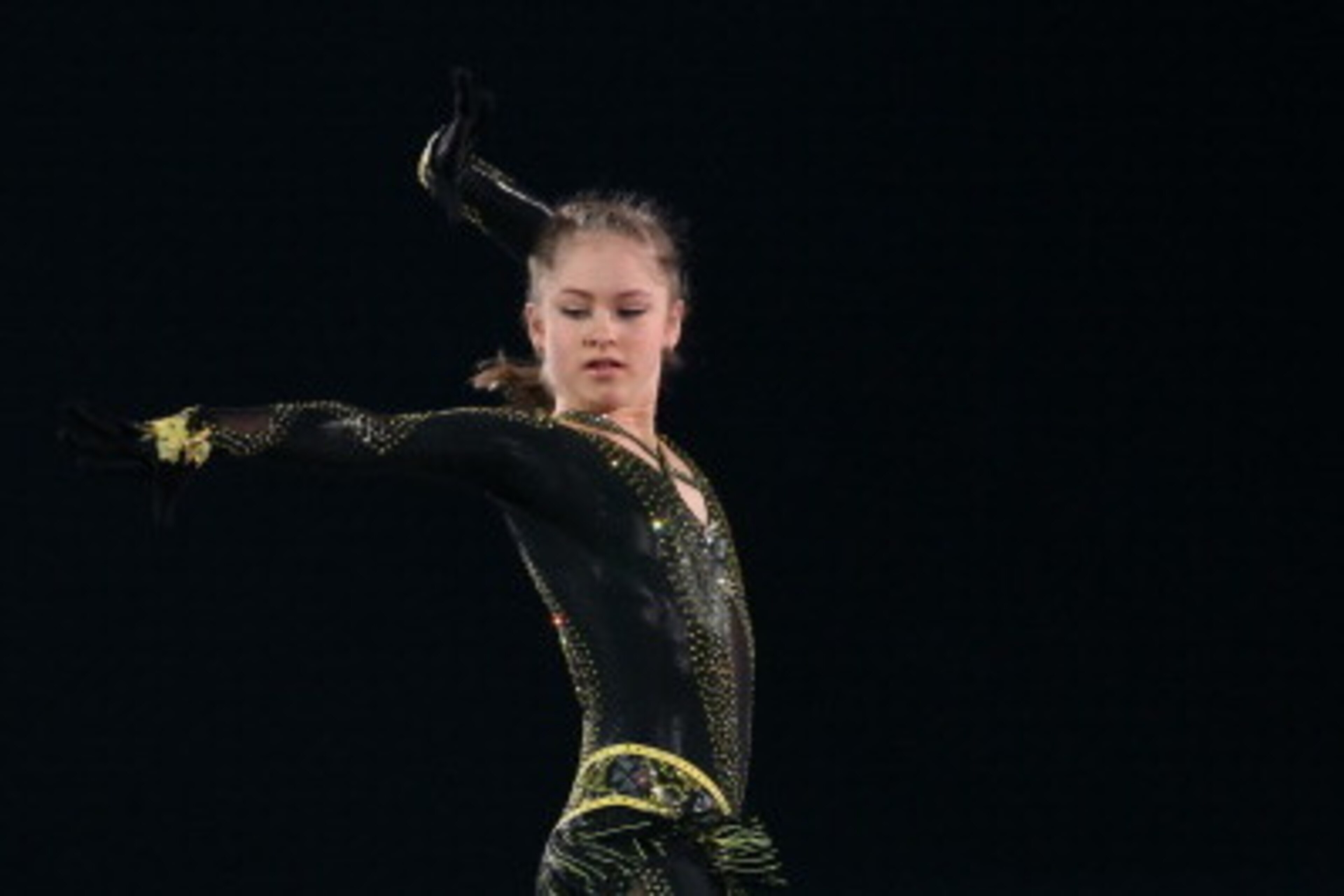 FUKUOKA, JAPAN - DECEMBER 08: Julia Lipnitskaia of Russia performs her routine in the Gala during day four of the ISU Grand Prix of Figure Skating Final 2013/2014 at Marine Messe Fukuoka on December 8, 2013 in Fukuoka, Japan. (Photo by Atsushi Tomura/Ge FUKUOKA, JAPAN - DECEMBER 08: Julia Lipnitskaia of Russia performs her routine in the Gala during day four of the ISU Grand Prix of Figure Skating Final 2013/2014 at Marine Messe Fukuoka on December 8, 2013 in Fukuoka, Japan. (Photo by Atsushi Tomura/Ge