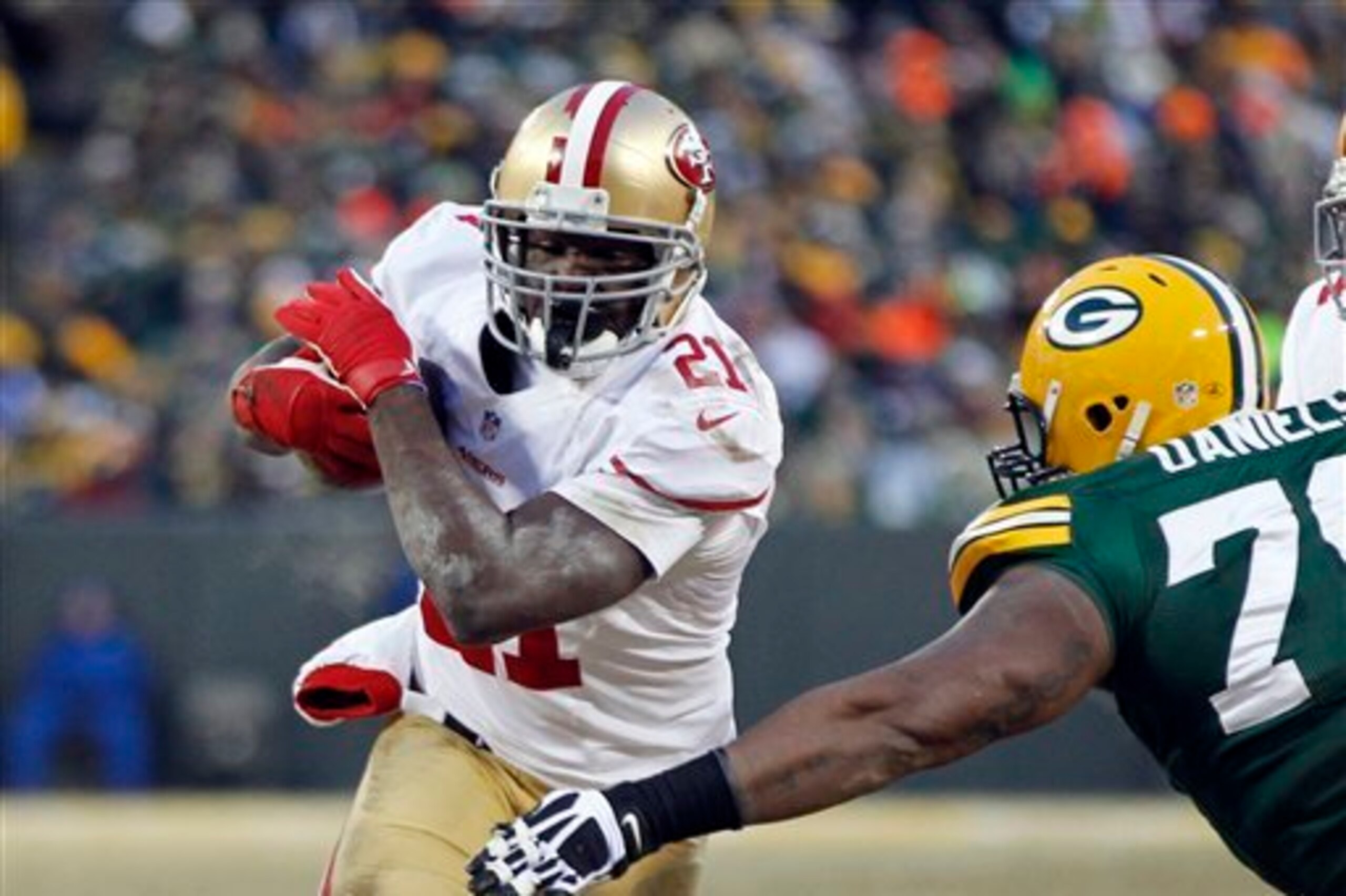 Handing the ball to Frank Gore isn't a bad strategy, but you need to keep opposing defenses guessing. Handing the ball to Frank Gore isn't a bad strategy, but you need to keep opposing defenses guessing.