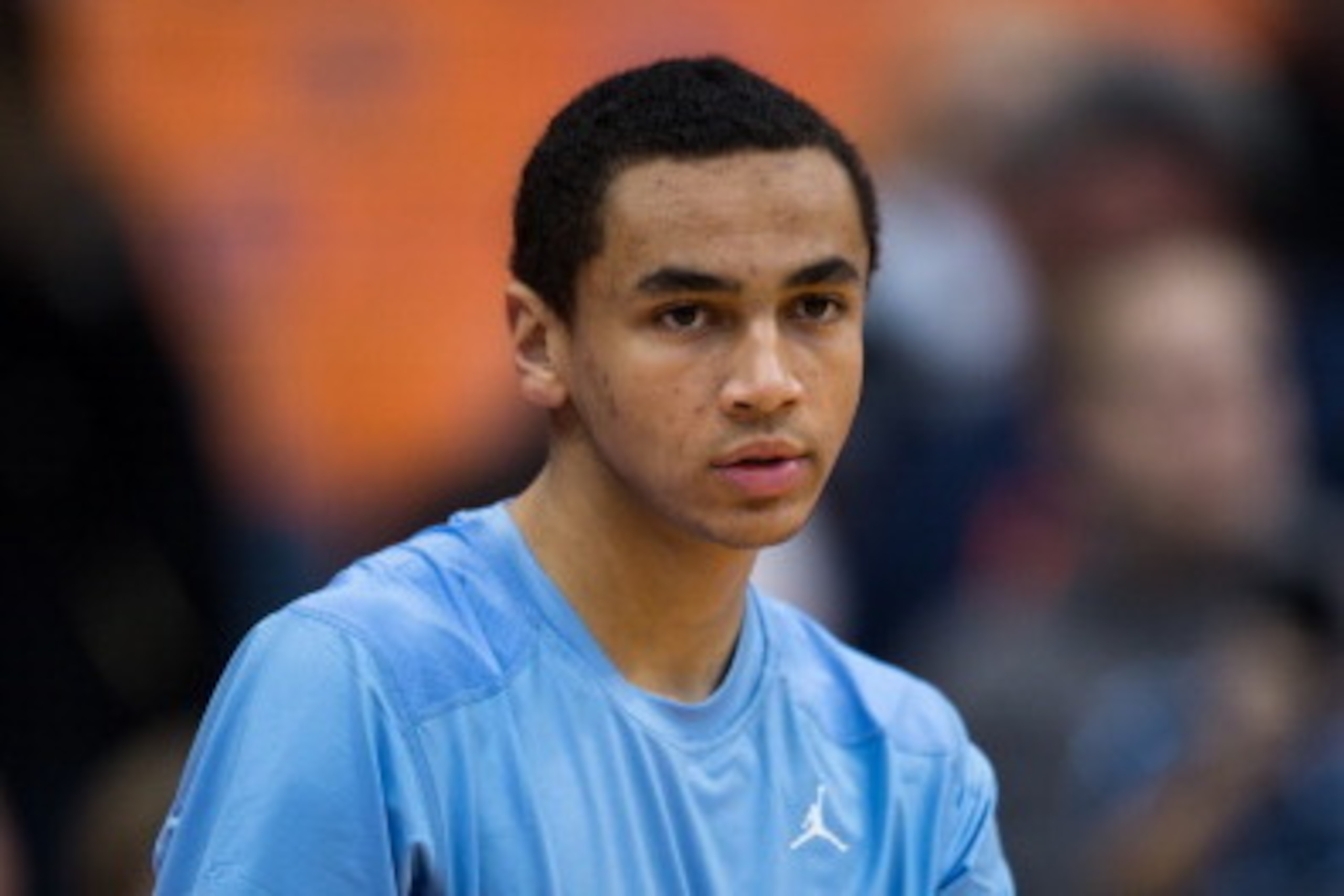 SYRACUSE, NY - JANUARY 11:  Marcus Paige #5 of the North Carolina Tar Heels participates in warmups before a game against the Syracuse Orange on January 11, 2014 at The Carrier Dome in Syracuse, New York. (Photo by Brett Carlsen/Getty Images)