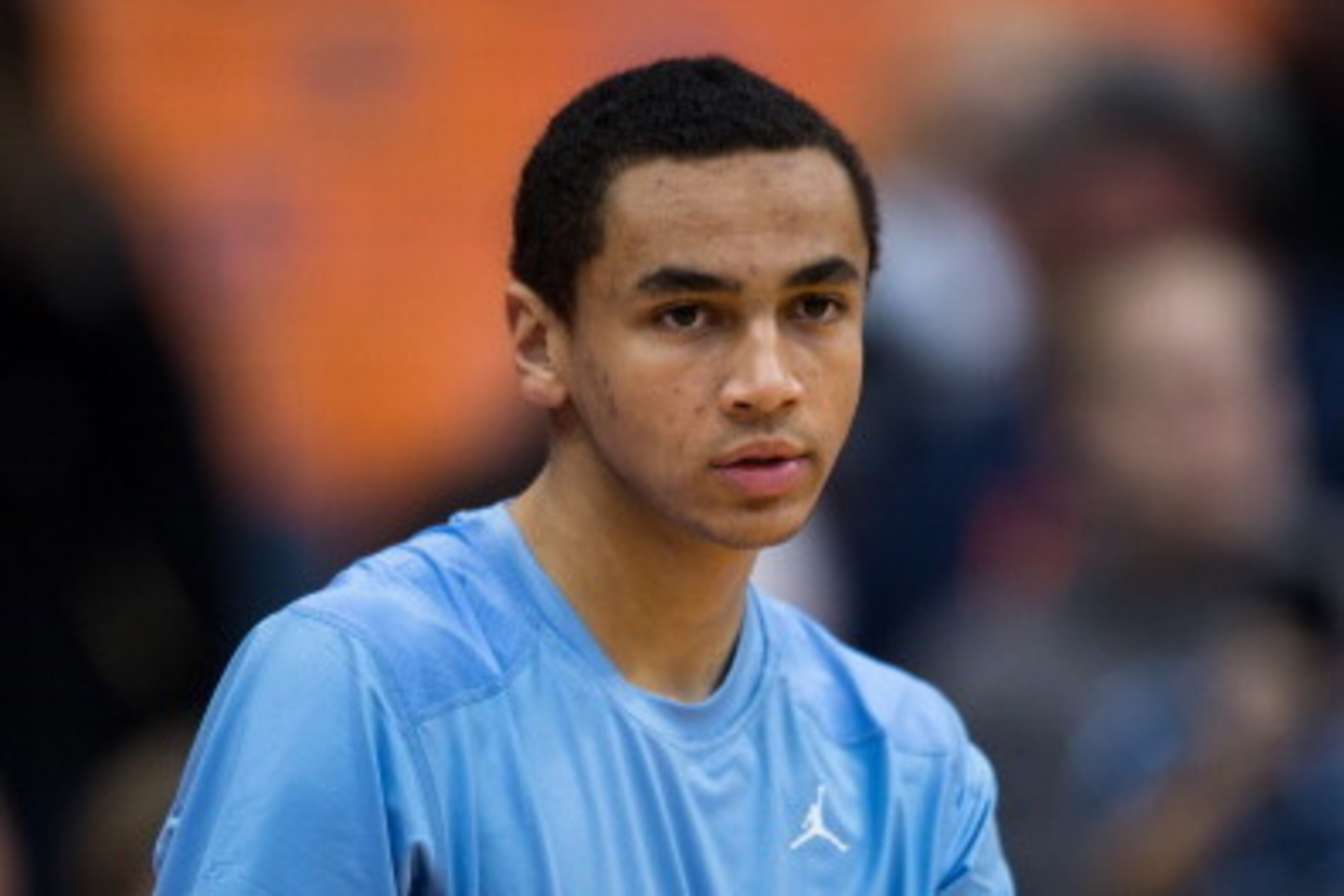 SYRACUSE, NY - JANUARY 11:  Marcus Paige #5 of the North Carolina Tar Heels participates in warmups before a game against the Syracuse Orange on January 11, 2014 at The Carrier Dome in Syracuse, New York. (Photo by Brett Carlsen/Getty Images)