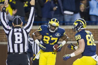 No. 87 Funchess and No. 88 Butt were a great combination last season