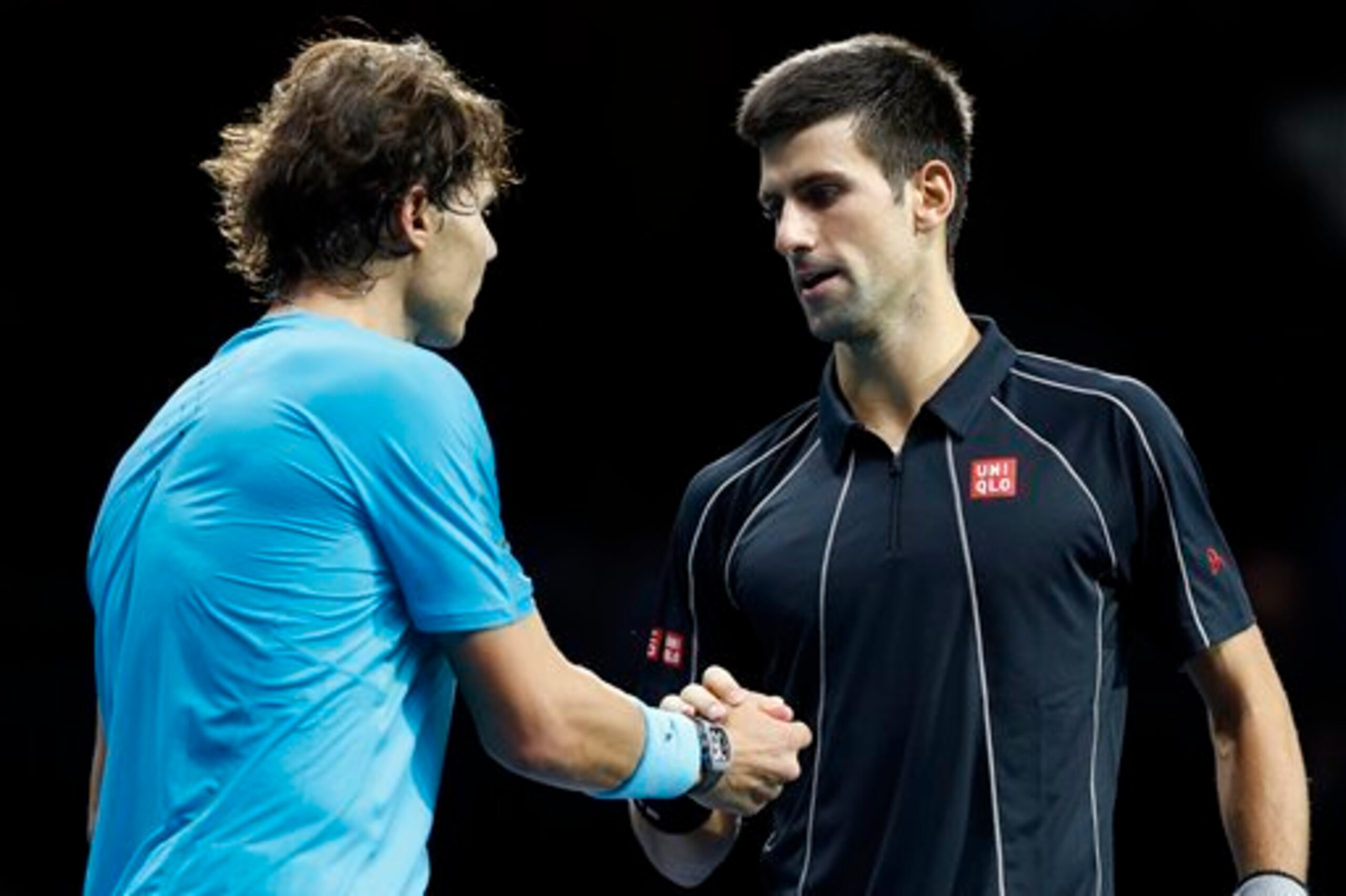 Rafael Nadal and Novak Djokovic